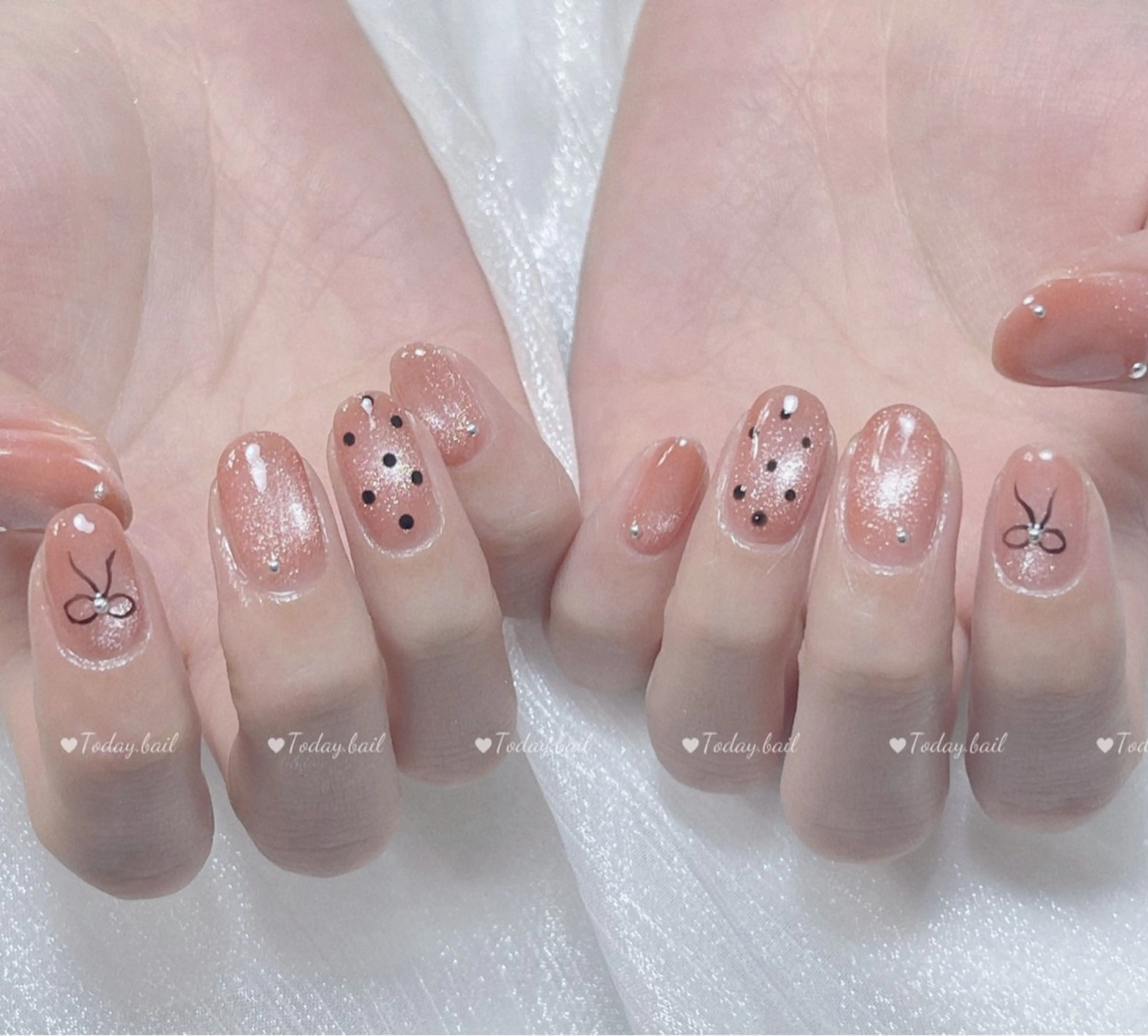 ネイル ハンドネイル 🎀Today nail💅のネイルデザイン