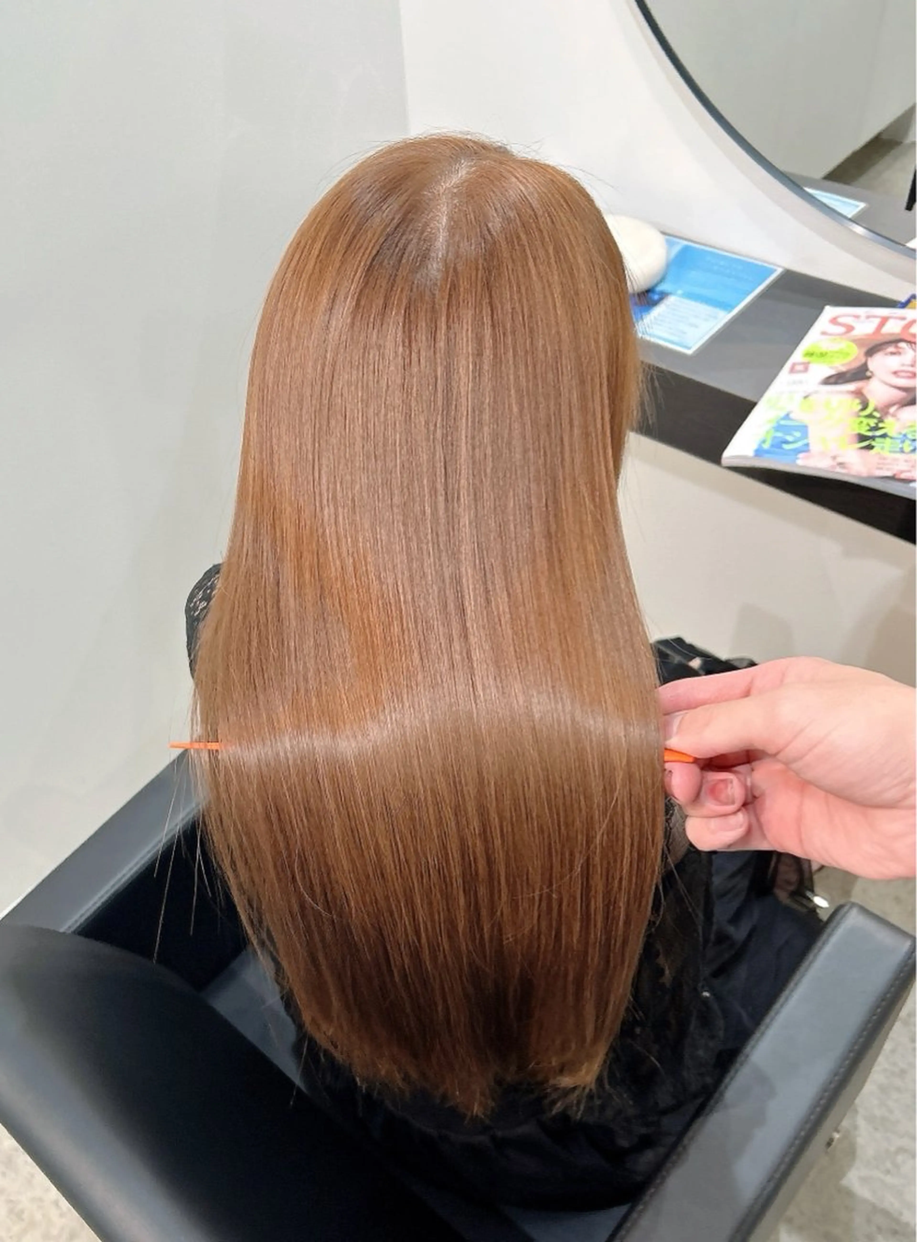 ロング 学生 髪質改善 縮毛矯正 カット 縮毛矯正 トリートメント Pentas所属・〜貴女の人生に寄り添 う〜オダ　ジュンペイのヘアスタイル