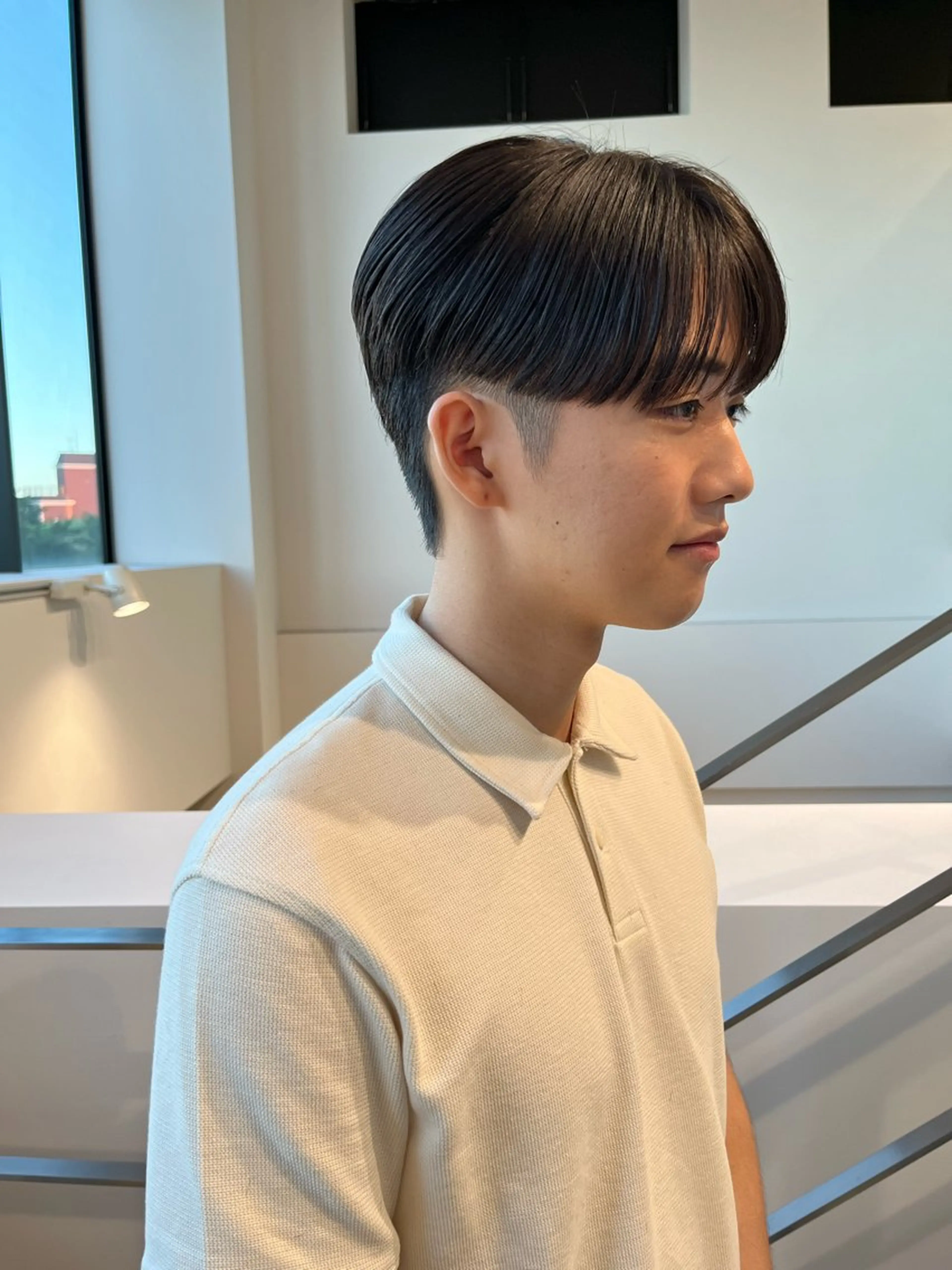 ショート メンズ カット 縮毛矯正 店舗移動します ご連絡くださいESAのヘアスタイル