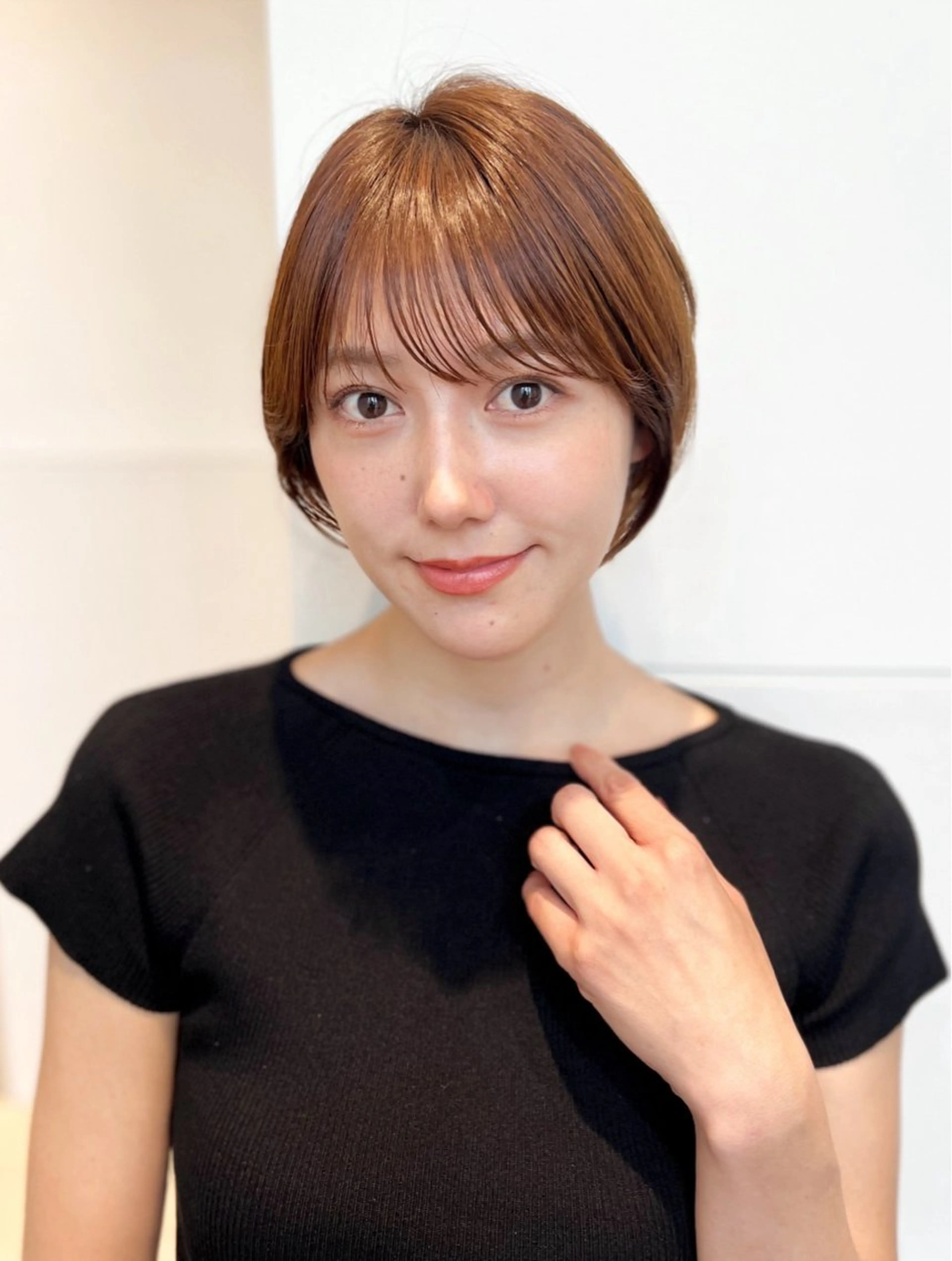 ショート ヘアカラー トリートメント 縮毛矯正 /横山陸人のヘアスタイル