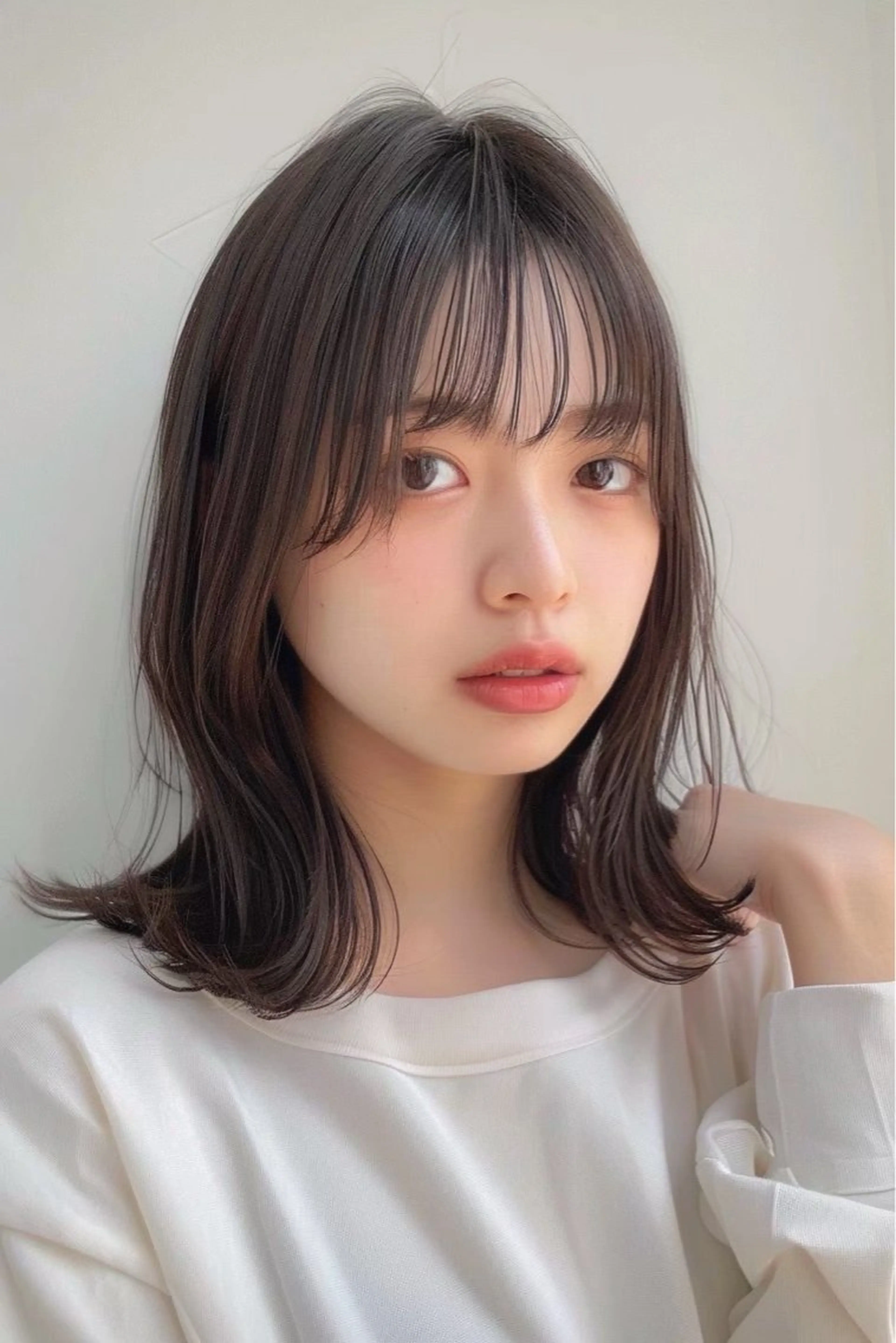 ミディアム カラー カット ヘアカラー トリートメント 12月17日 予約🆗YUTOのヘアスタイル