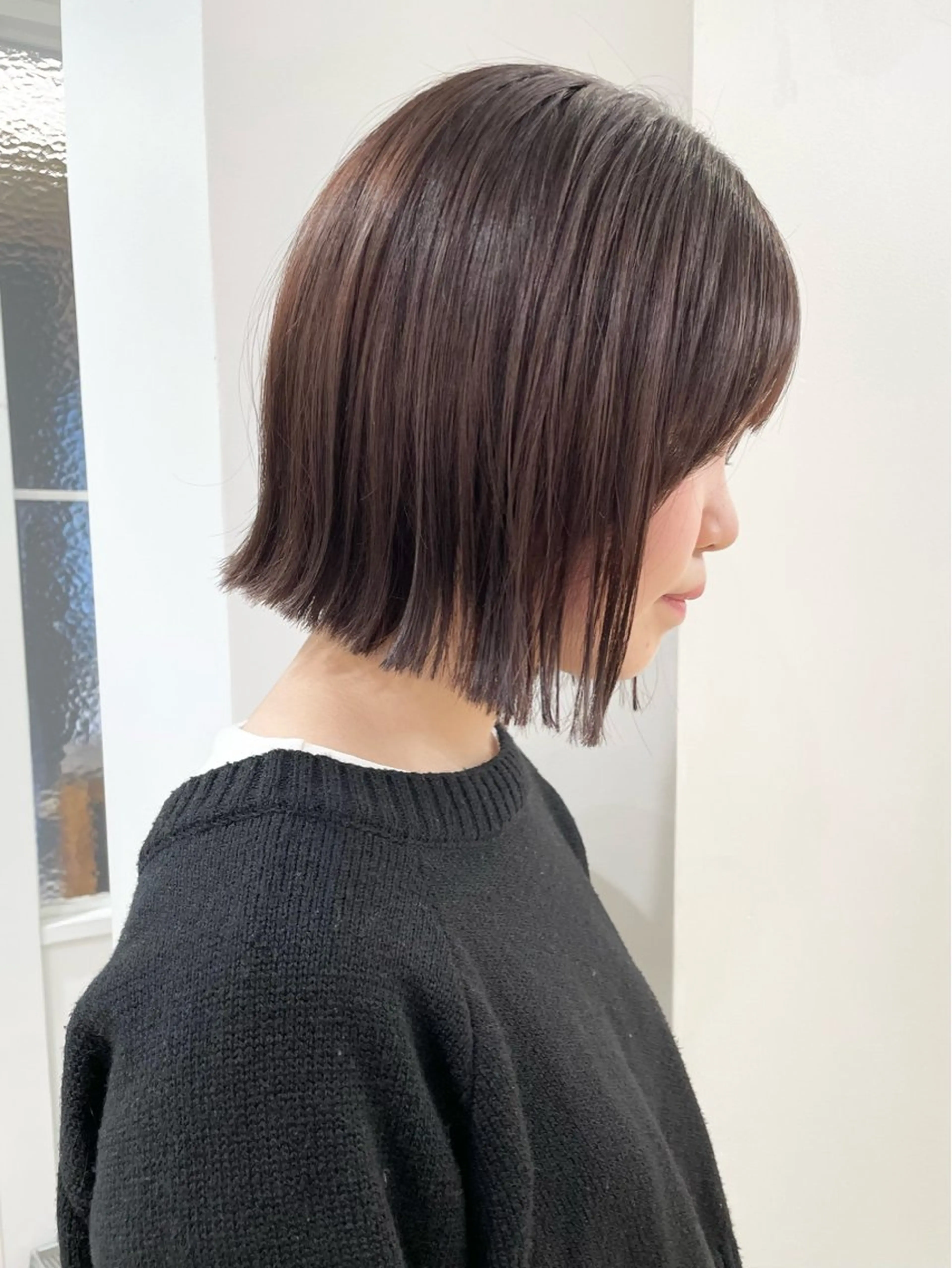 ミディアム ボブ カット ヘッドスパ 松田 /骨格矯正カットのヘアスタイル