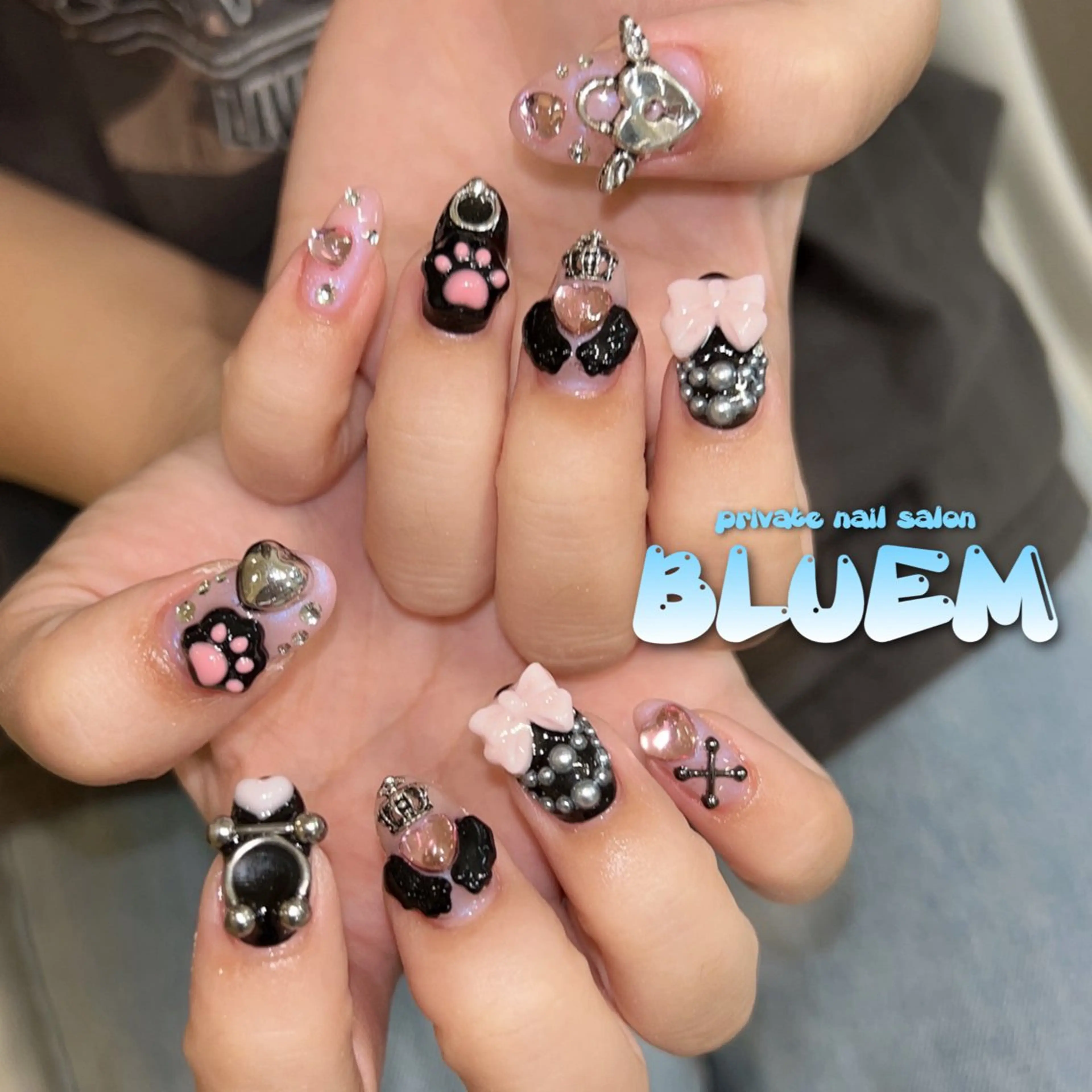 ネイル ハンドネイル BLUEM なな🐶のネイルデザイン