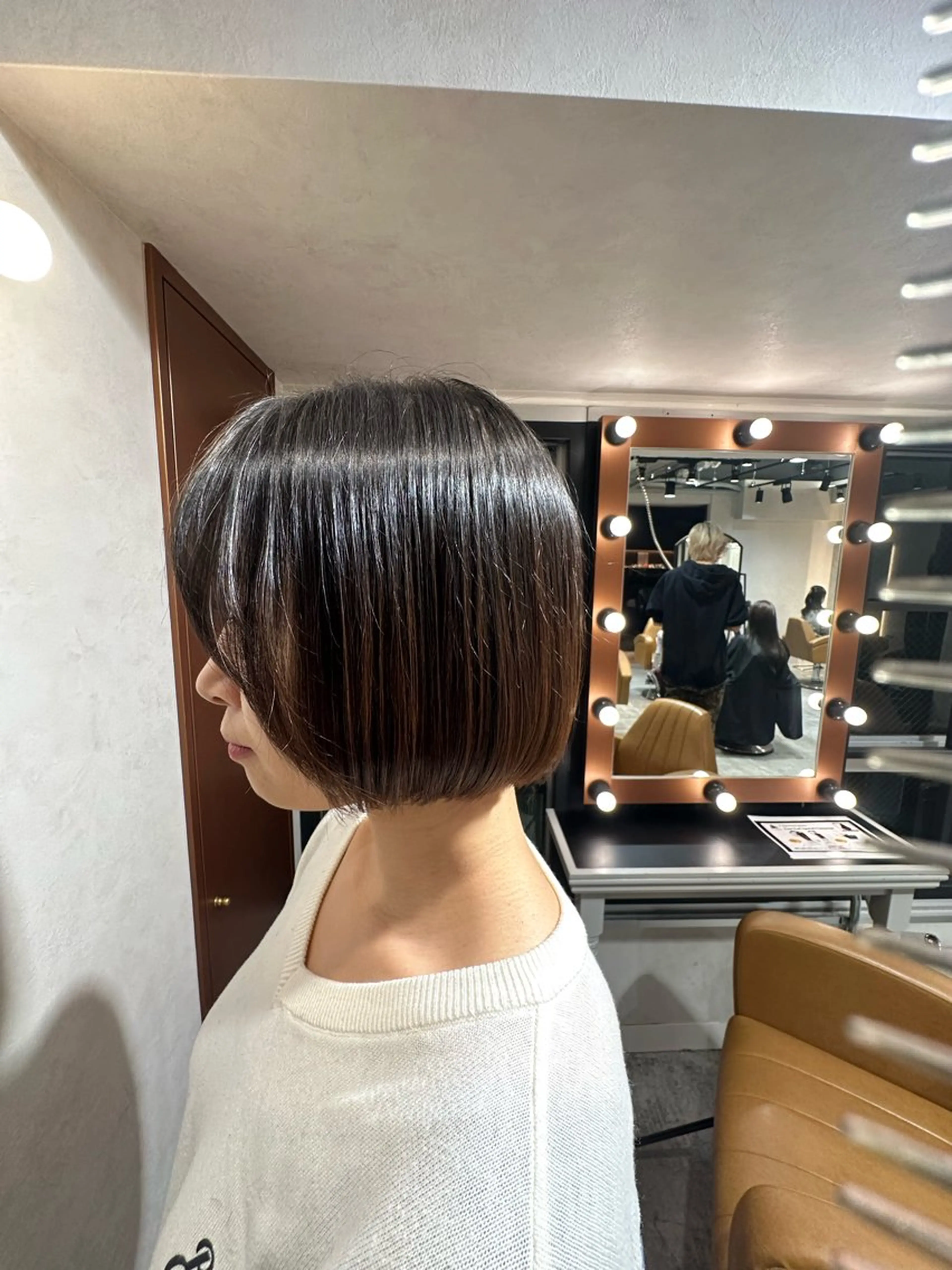 ショート ボブ Lond rouge所属・💚銀座/ミディアム /美髪矯正/芦川💚のヘアスタイル
