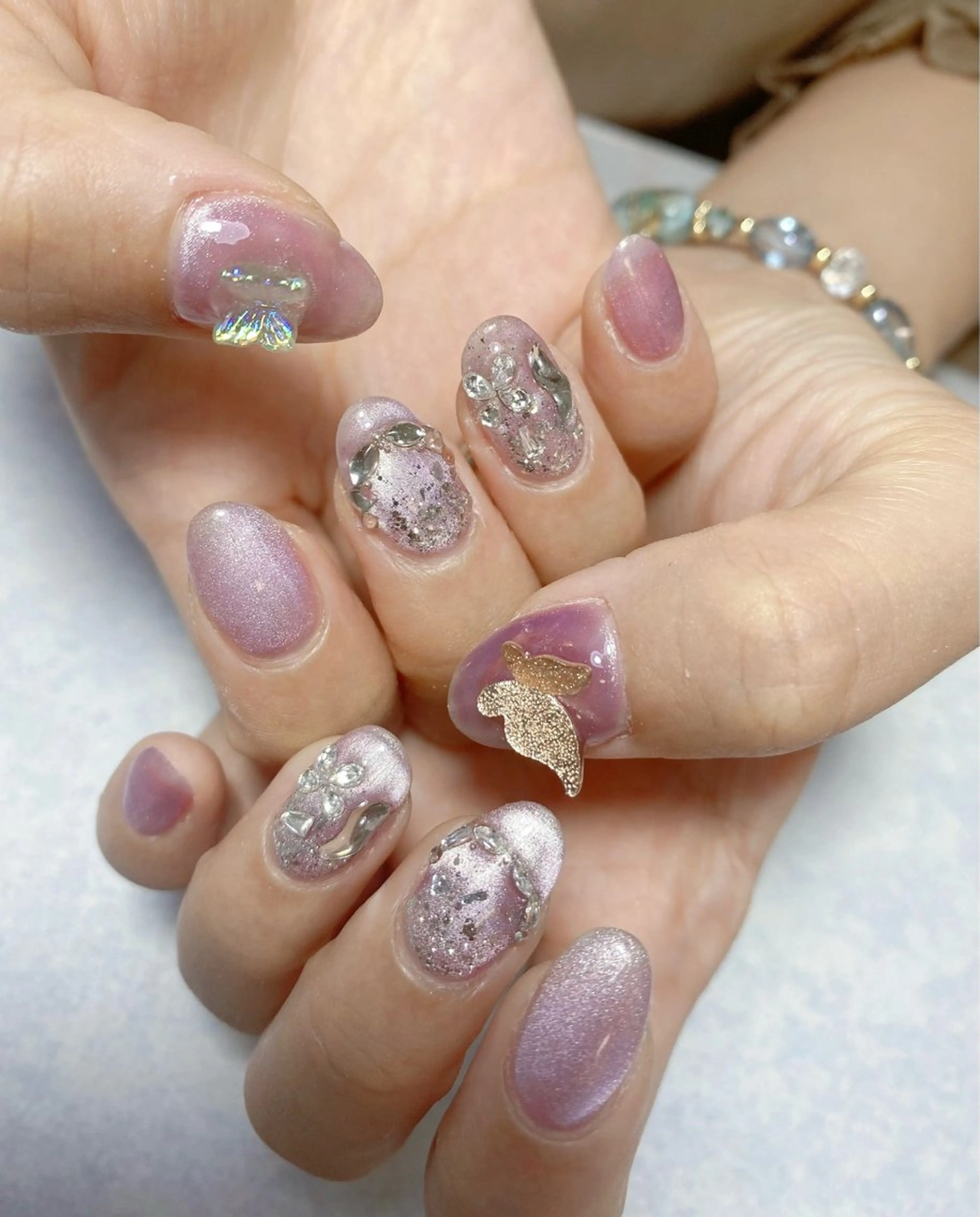 ネイル アートネイル フレンチネイル ジェルネイル グラデーション 韓国ネイル Nail Salon kihi大塚店のネイルデザイン