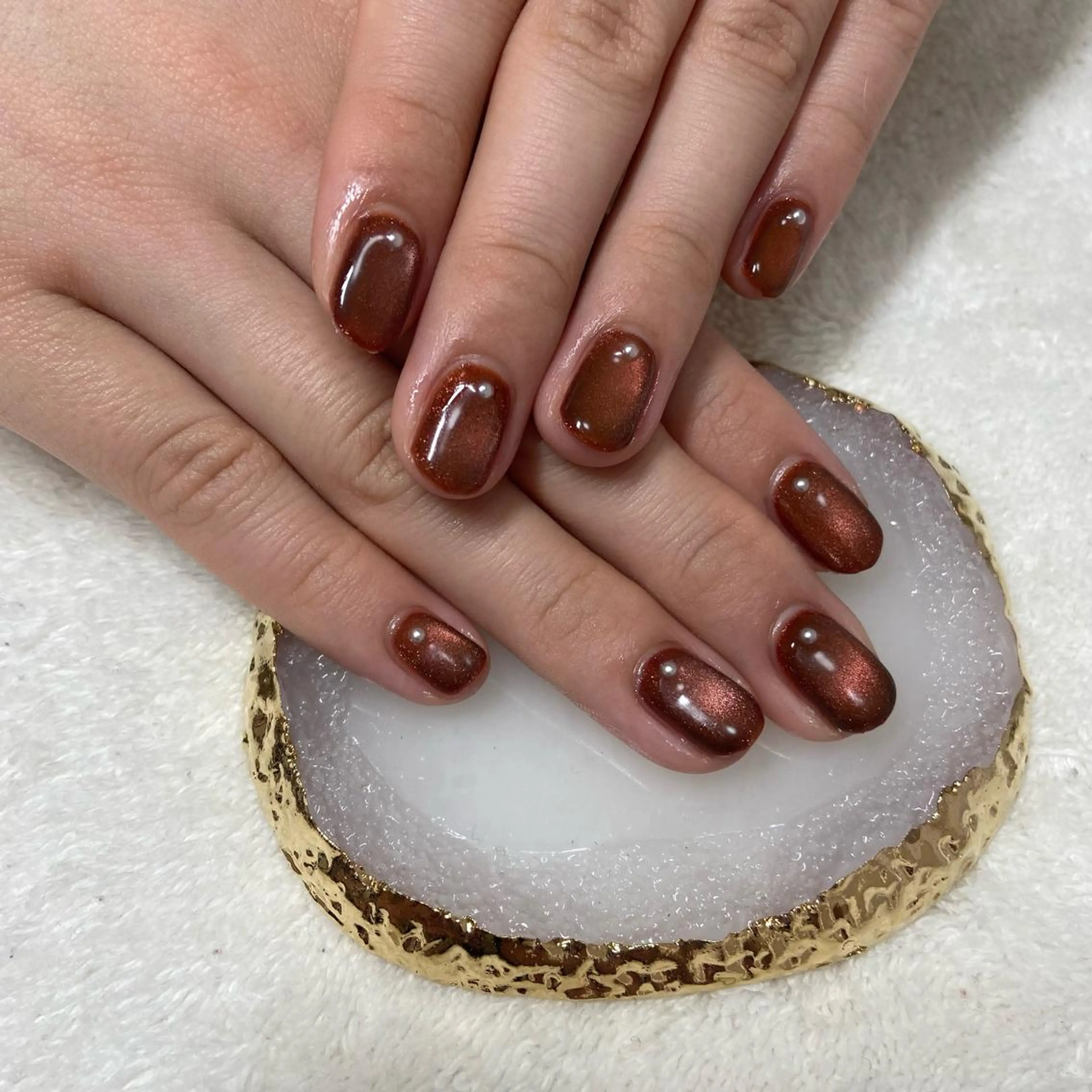 ネイル ビー玉ネイル nail salon MARuのネイルデザイン