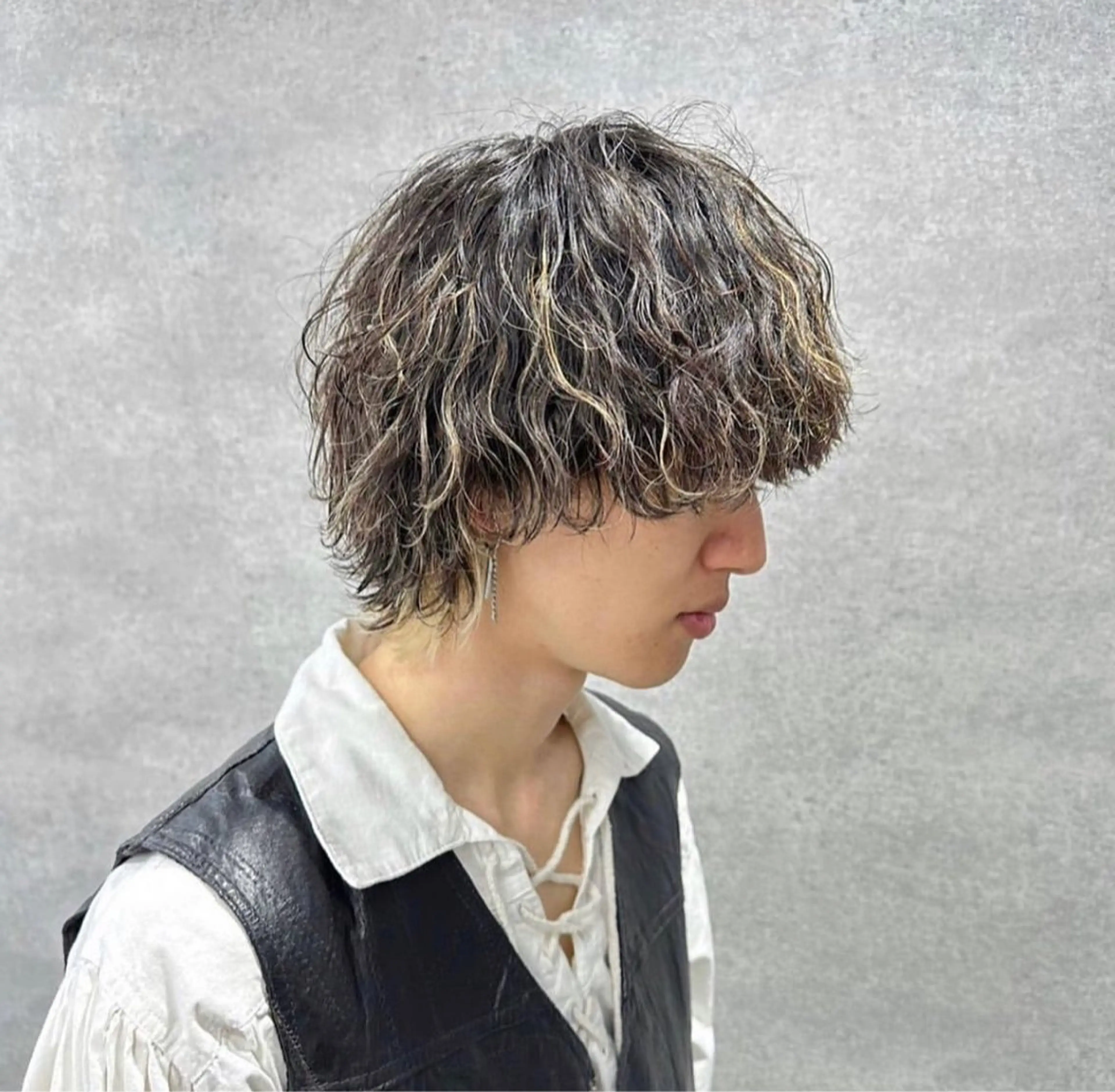 カラー パーマ メンズ カット パーマ 🌟あゆ🌟 女子ウケスタイルのヘアスタイル