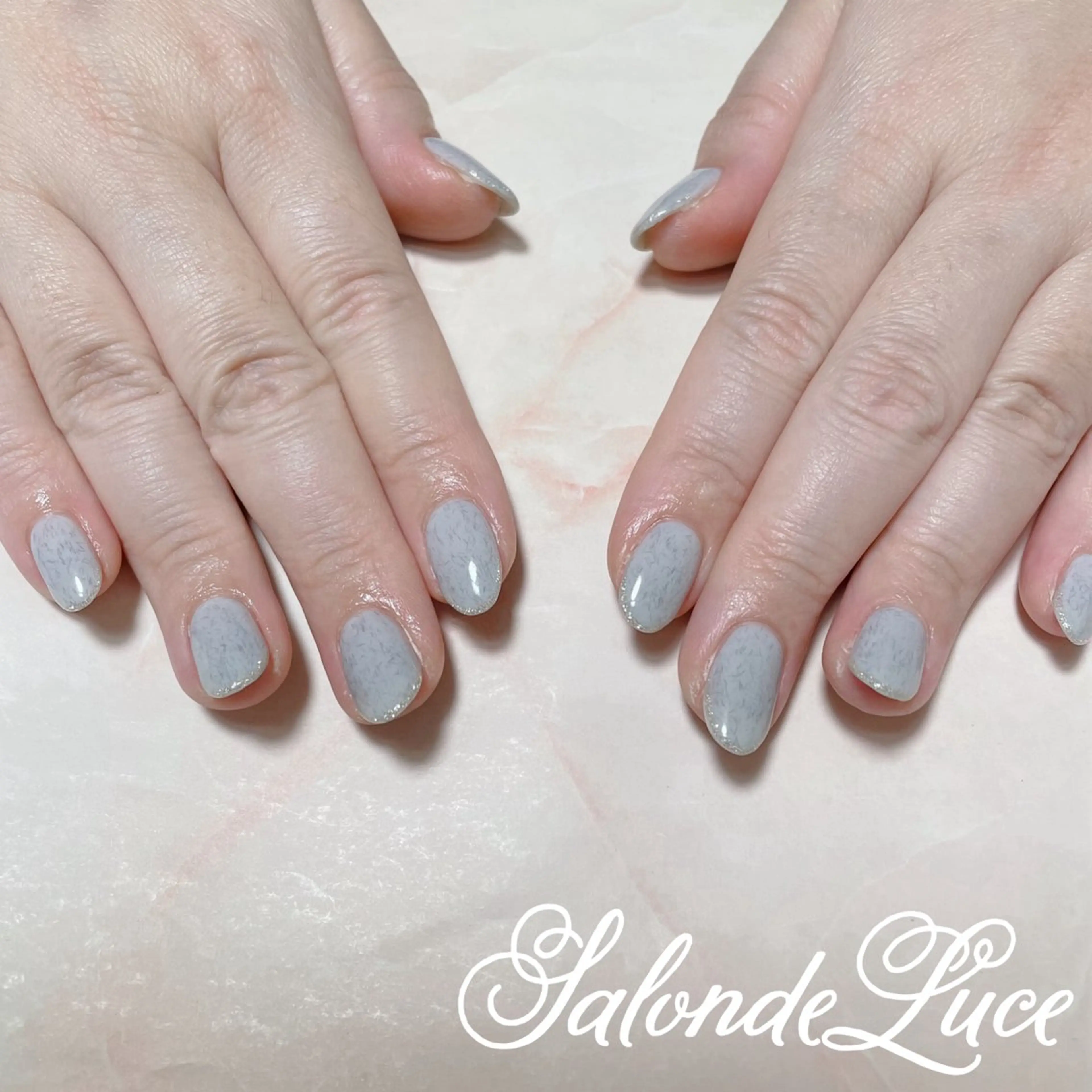 ネイル ラメ(グリッター) ワンカラーネイル Salon de Luceのネイルデザイン