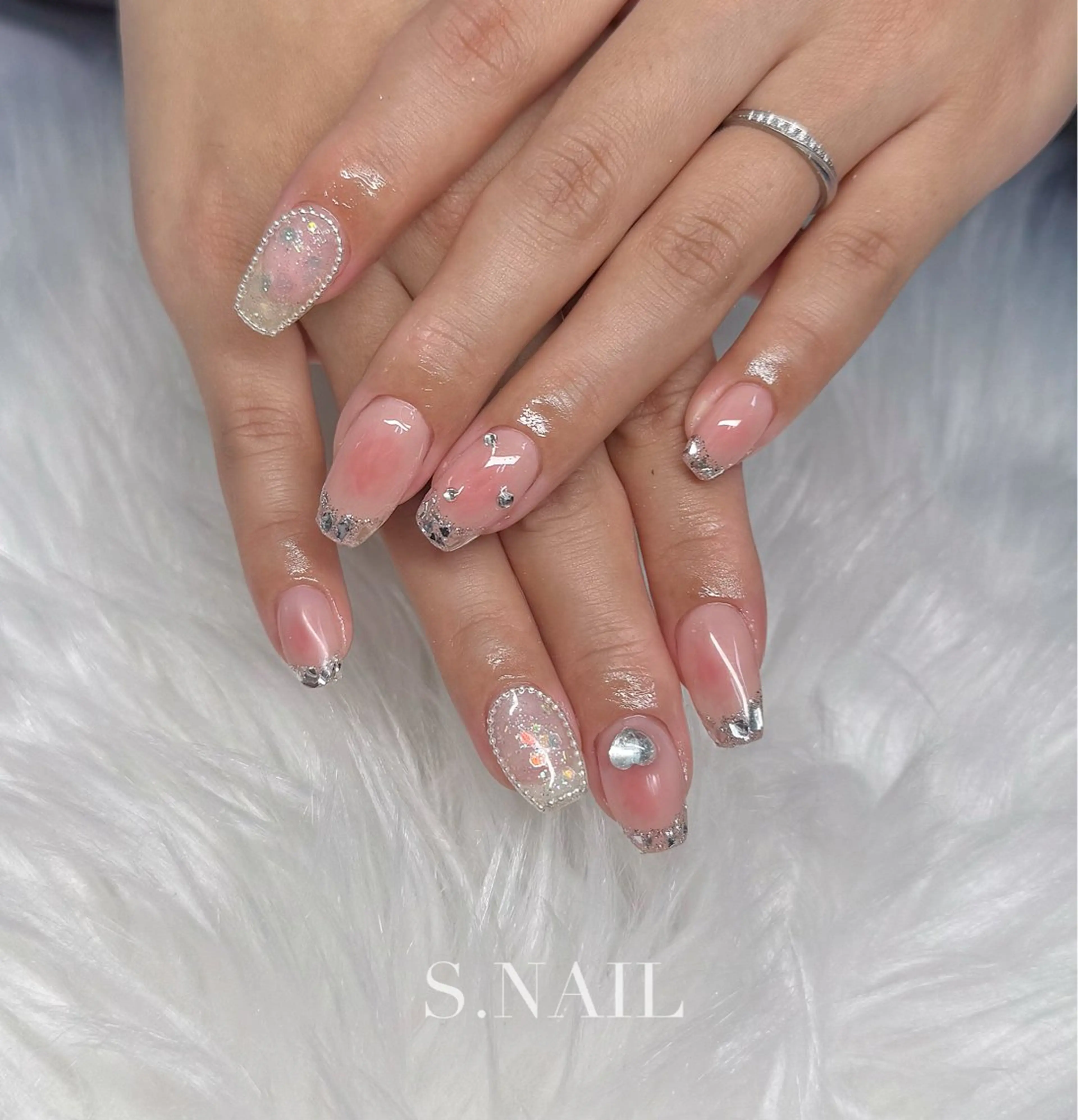 ネイル 持ち込み ハンドネイル S♡NAIL所属・S.NAIL Suuのネイルデザイン