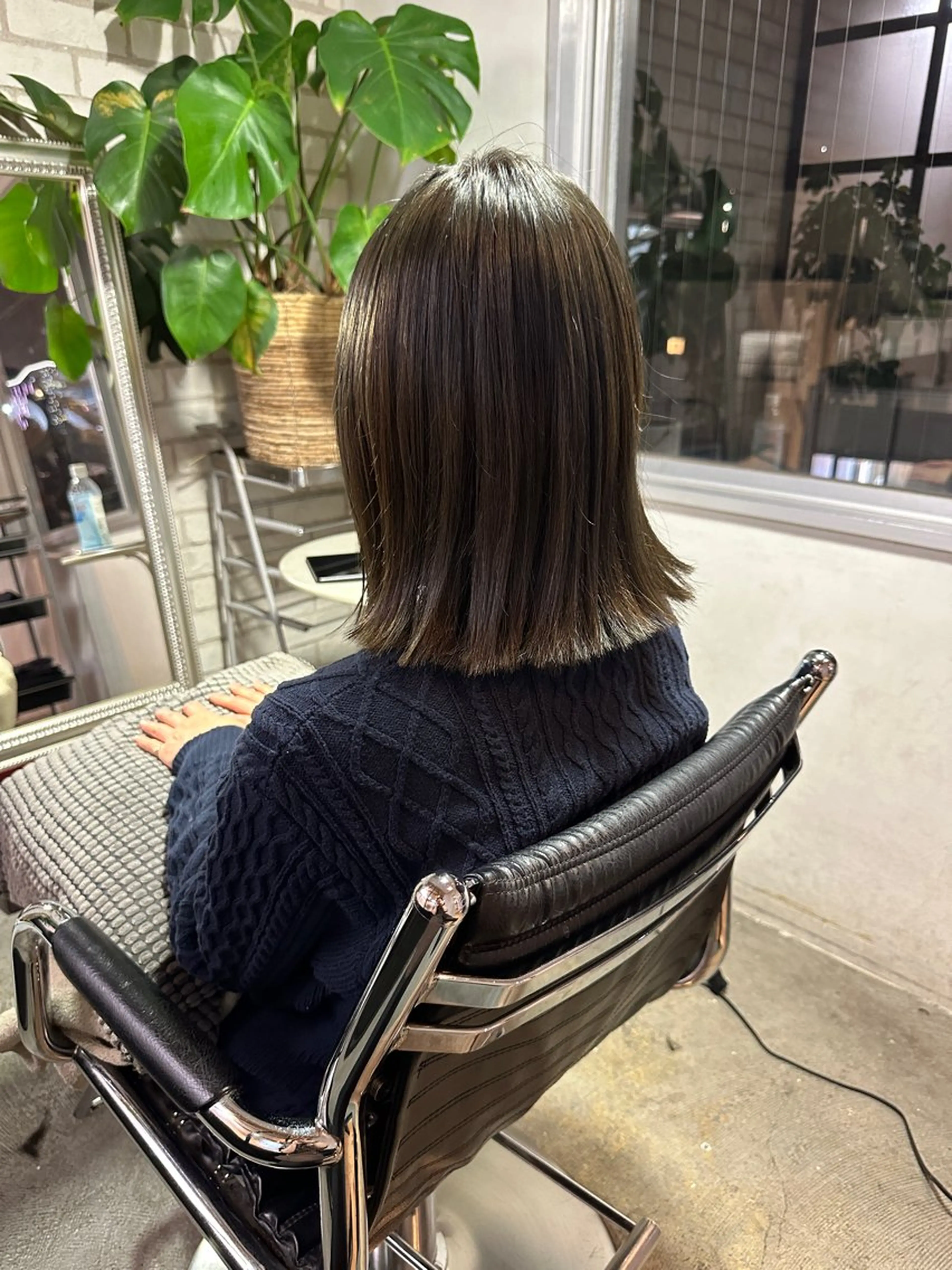 ミディアム カラー ヘアアレンジ カット ヘアカラー トリートメント ヘアセット stylist/蛯谷 珠里のヘアスタイル