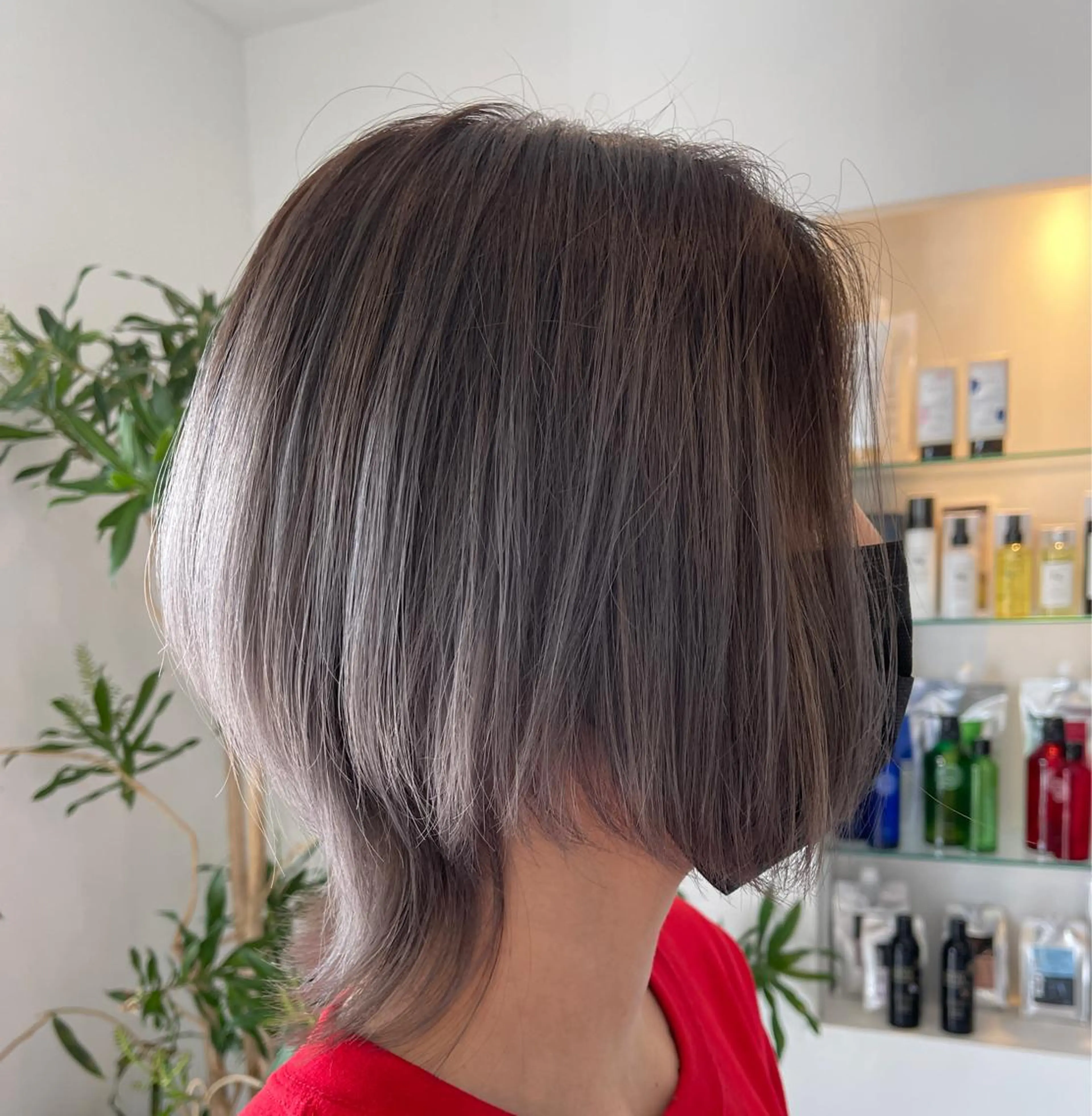 ショート ウルフカット カット ヘアカラー 三好 達也のヘアスタイル