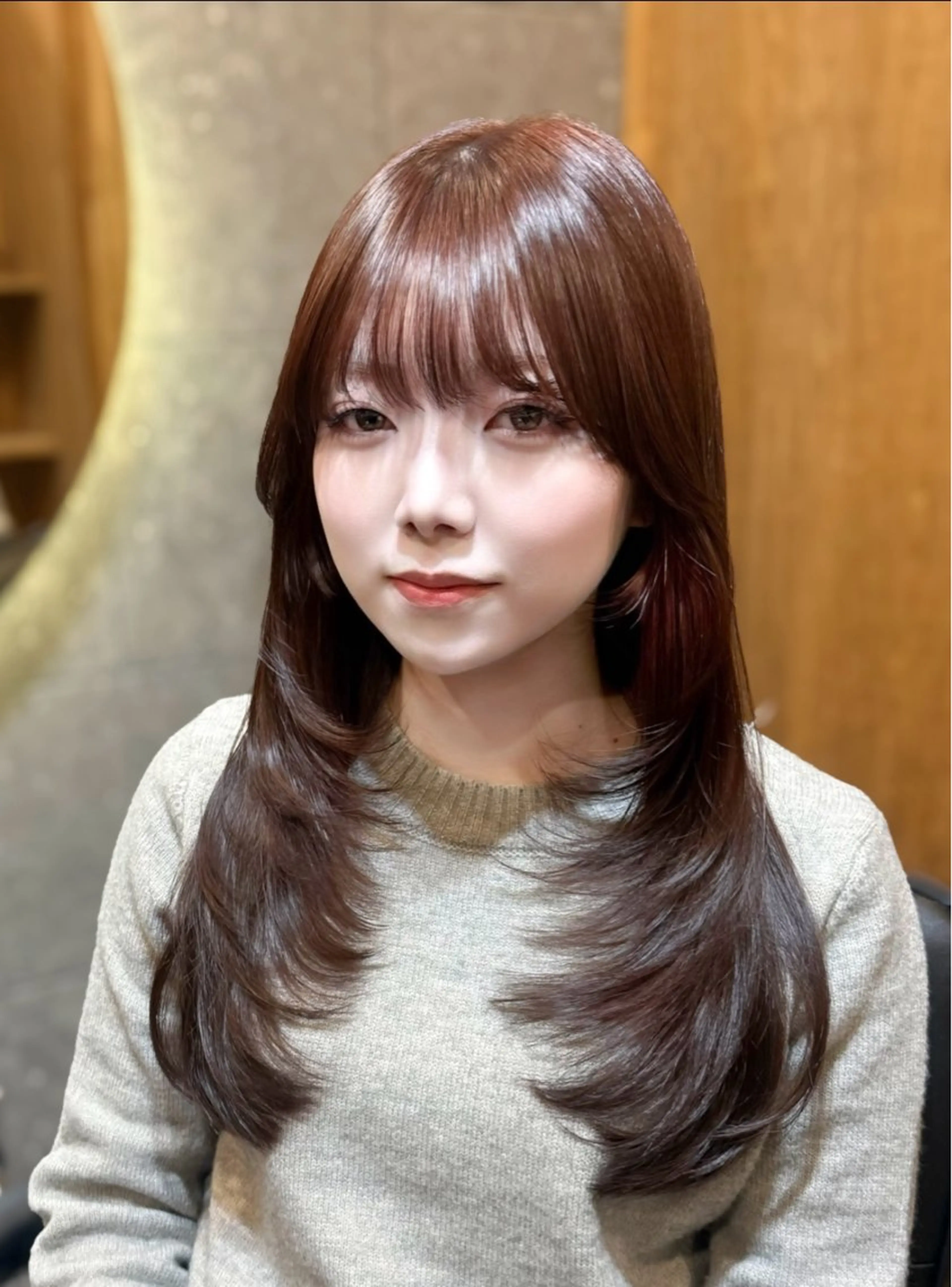 【🇰🇷撮影モデル🇰🇷】韓国風レイヤーカット＋トリートメント＋スタイリング＋撮影📷(日時リクエストください)の写真