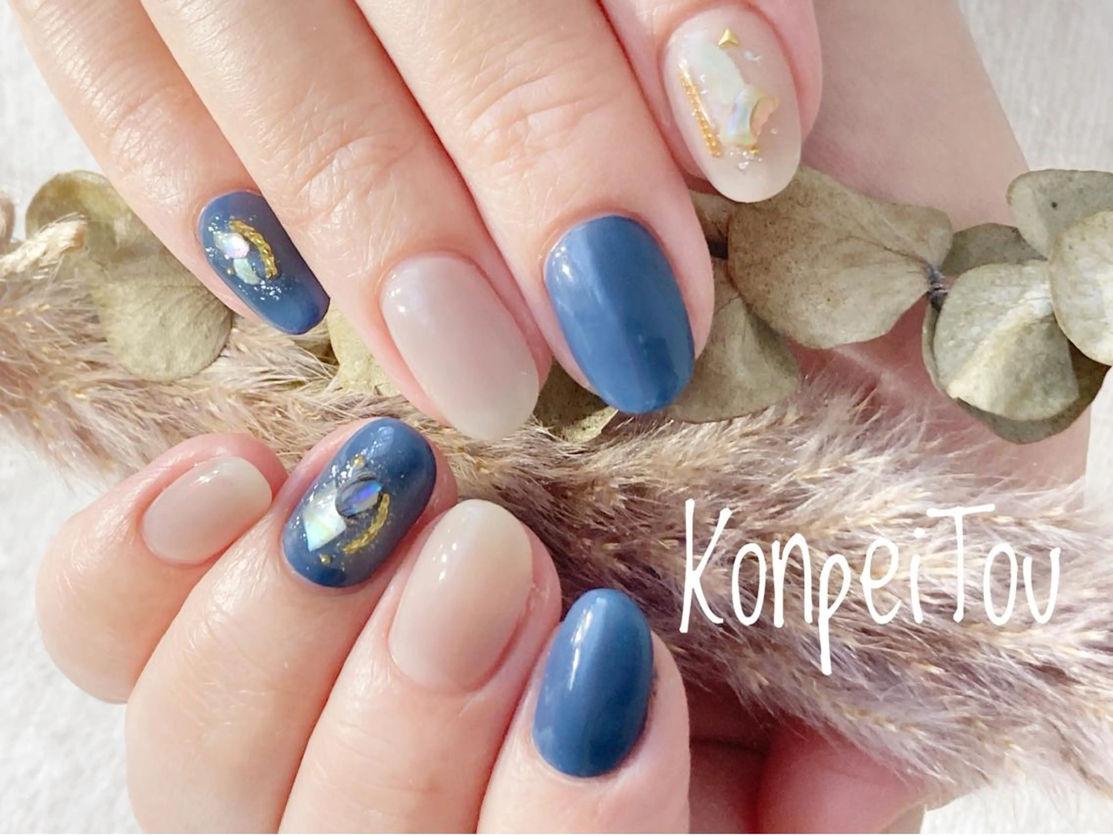 ネイル ハンドネイル おうちのネイルサロン　konpeiTou〜こんぺいとう〜所属・おうちのネイルサロン KonpeiTouのネイルデザイン