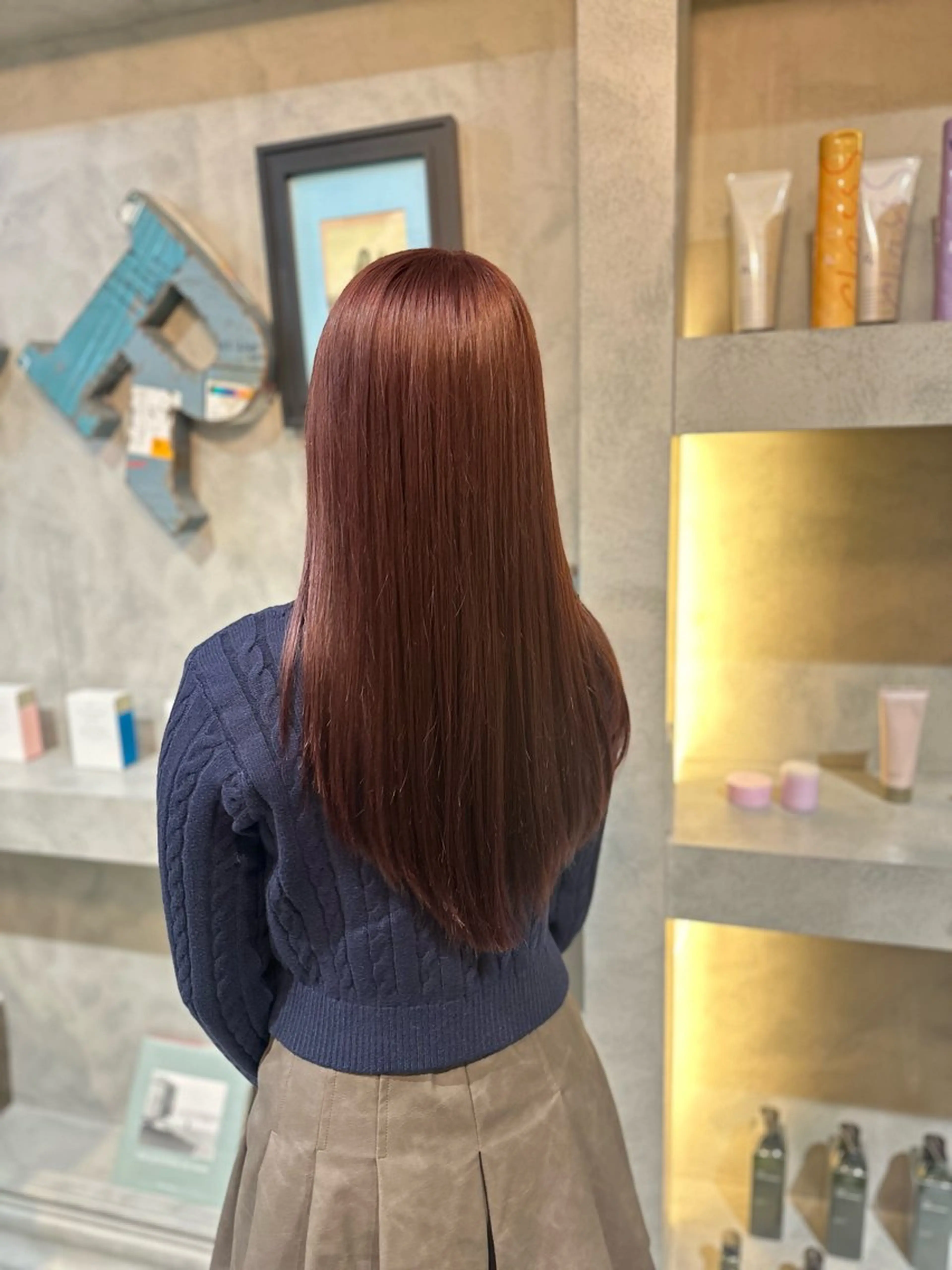 カラー ヘアアレンジ メンズ キッズ イルミナカラー ピンクカラー カット ヘアカラー トリートメント BRAIDS💎愛子 大人ハイライト💎のヘアスタイル
