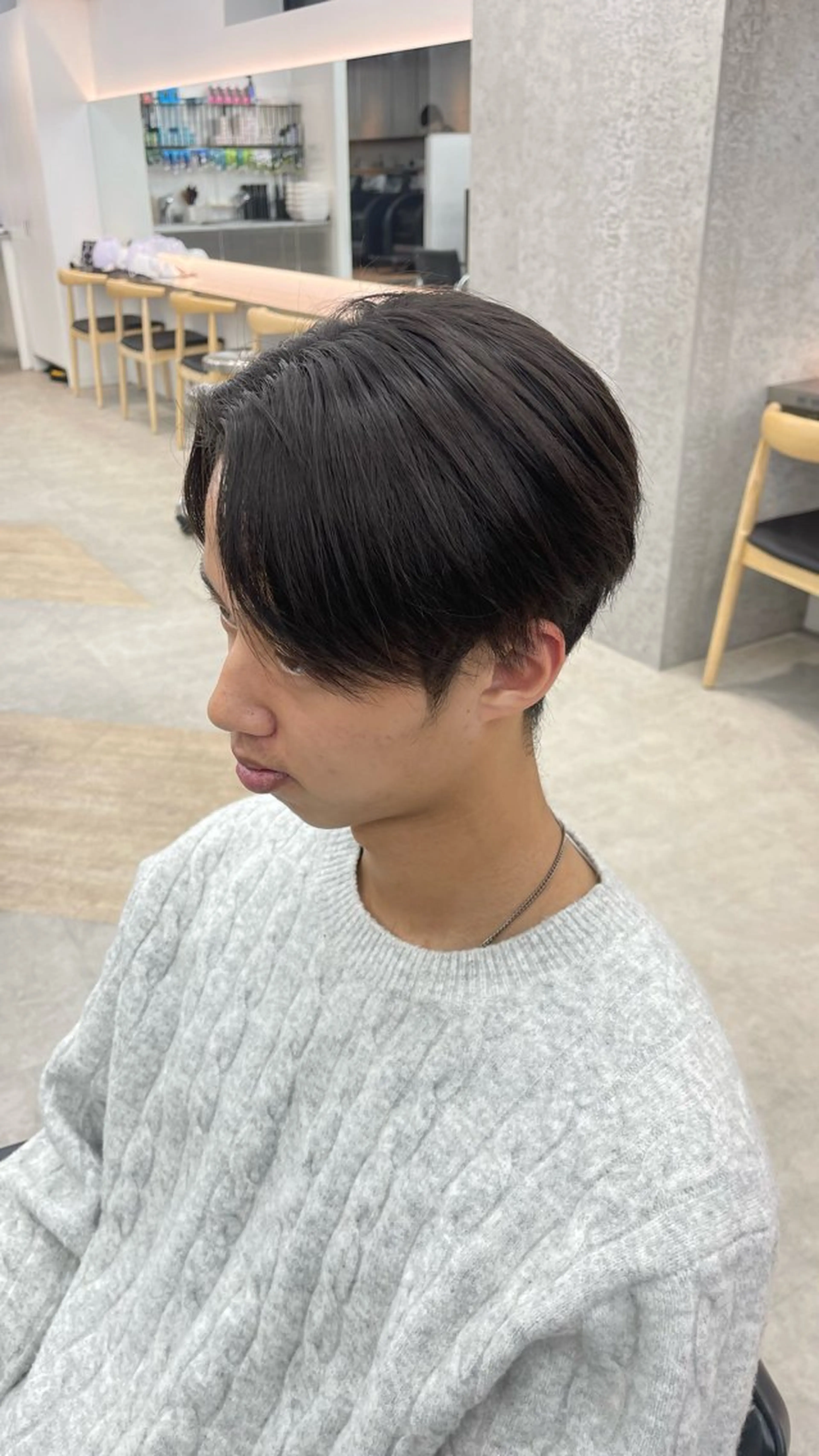 ショート カラー パーマ メンズ キッズ メンズパーマ 縮毛矯正 ストレートパーマ 栄💗メンズパーマ| ハイトーン|haruのヘアスタイル