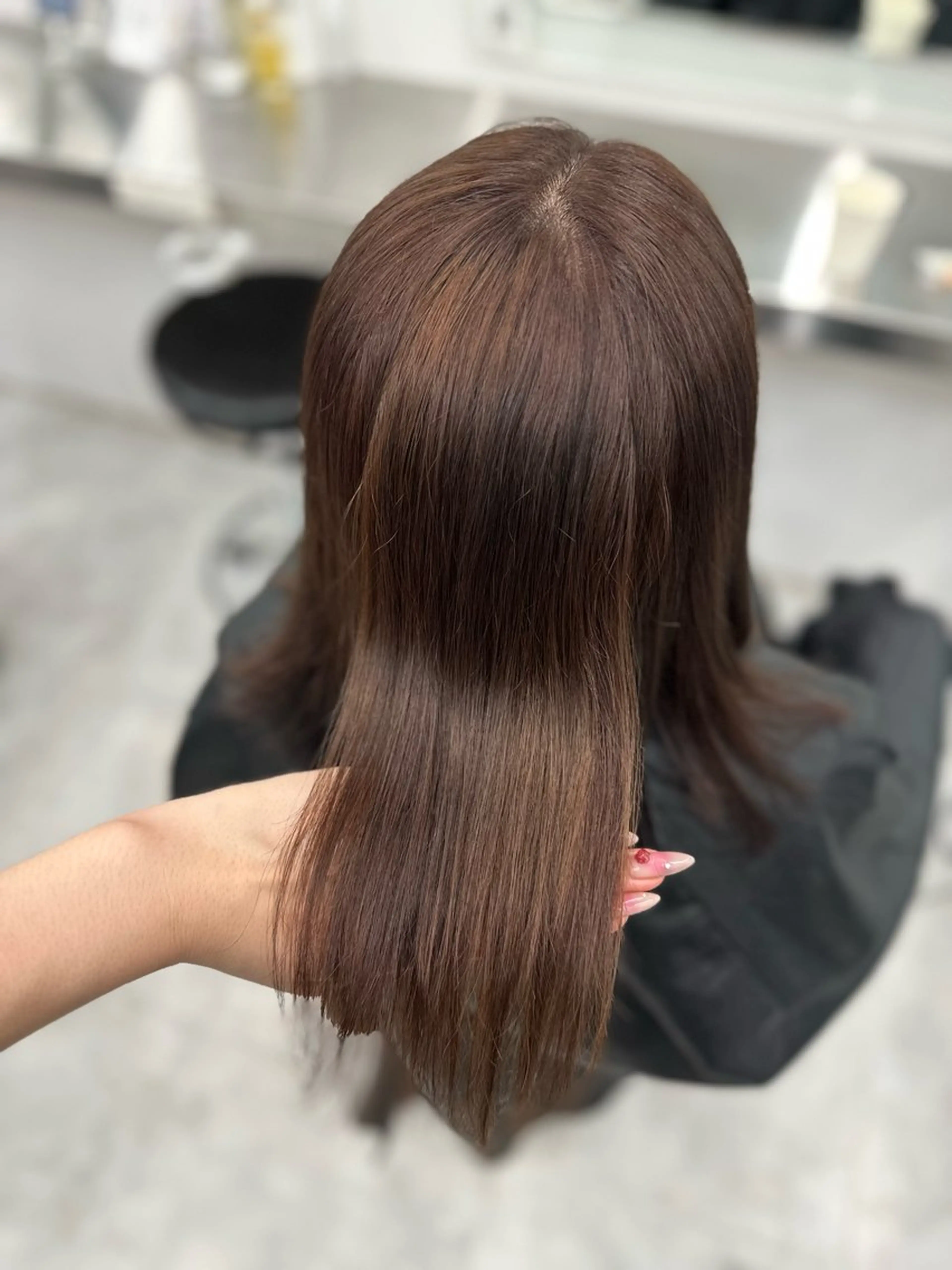 ロング カラー ヘアカラー トリートメント 上品モテヘア🩶 karen🩶のヘアスタイル
