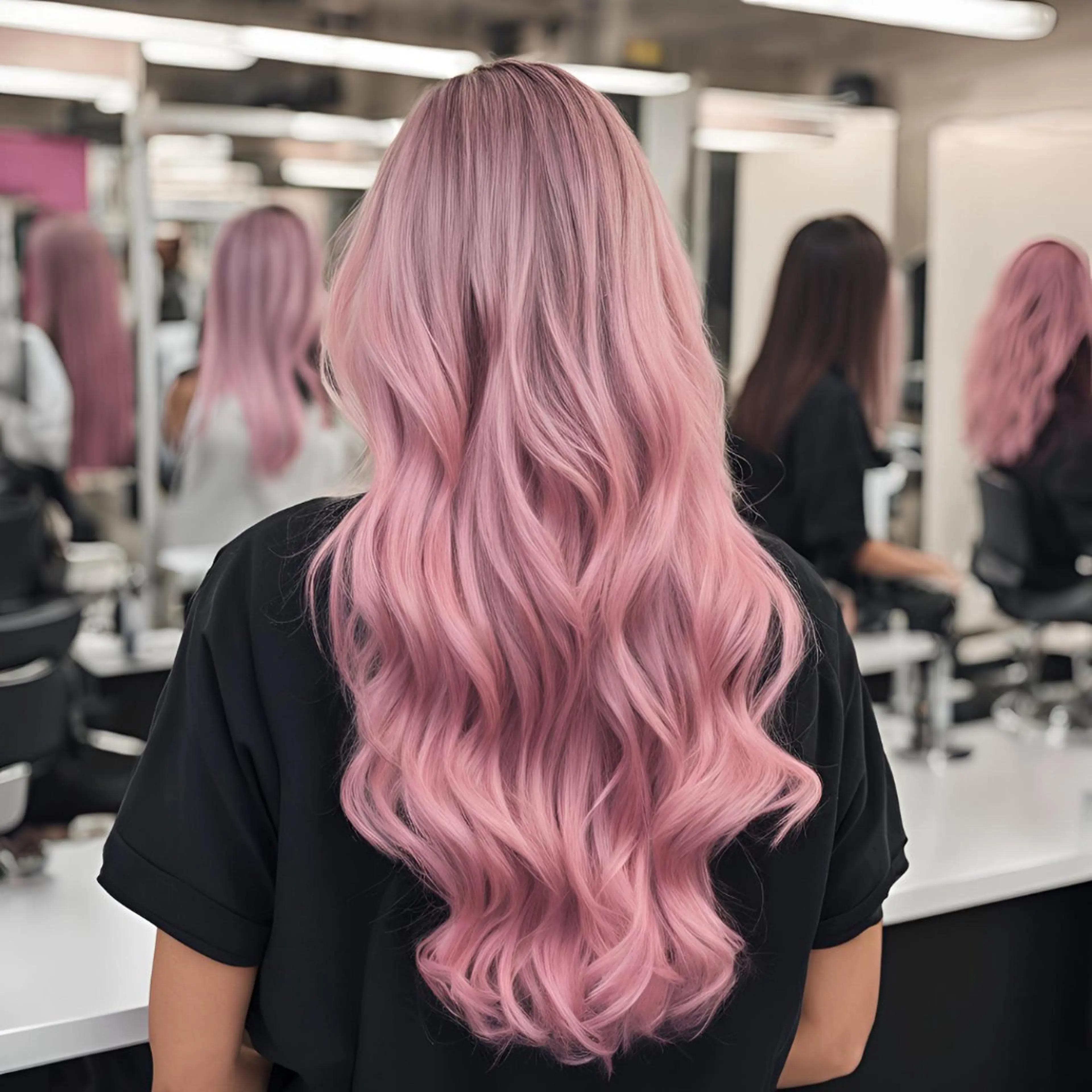 ロング カラー カット ヘアカラー トリートメント PooL ♥ かたやま ひなこのヘアスタイル