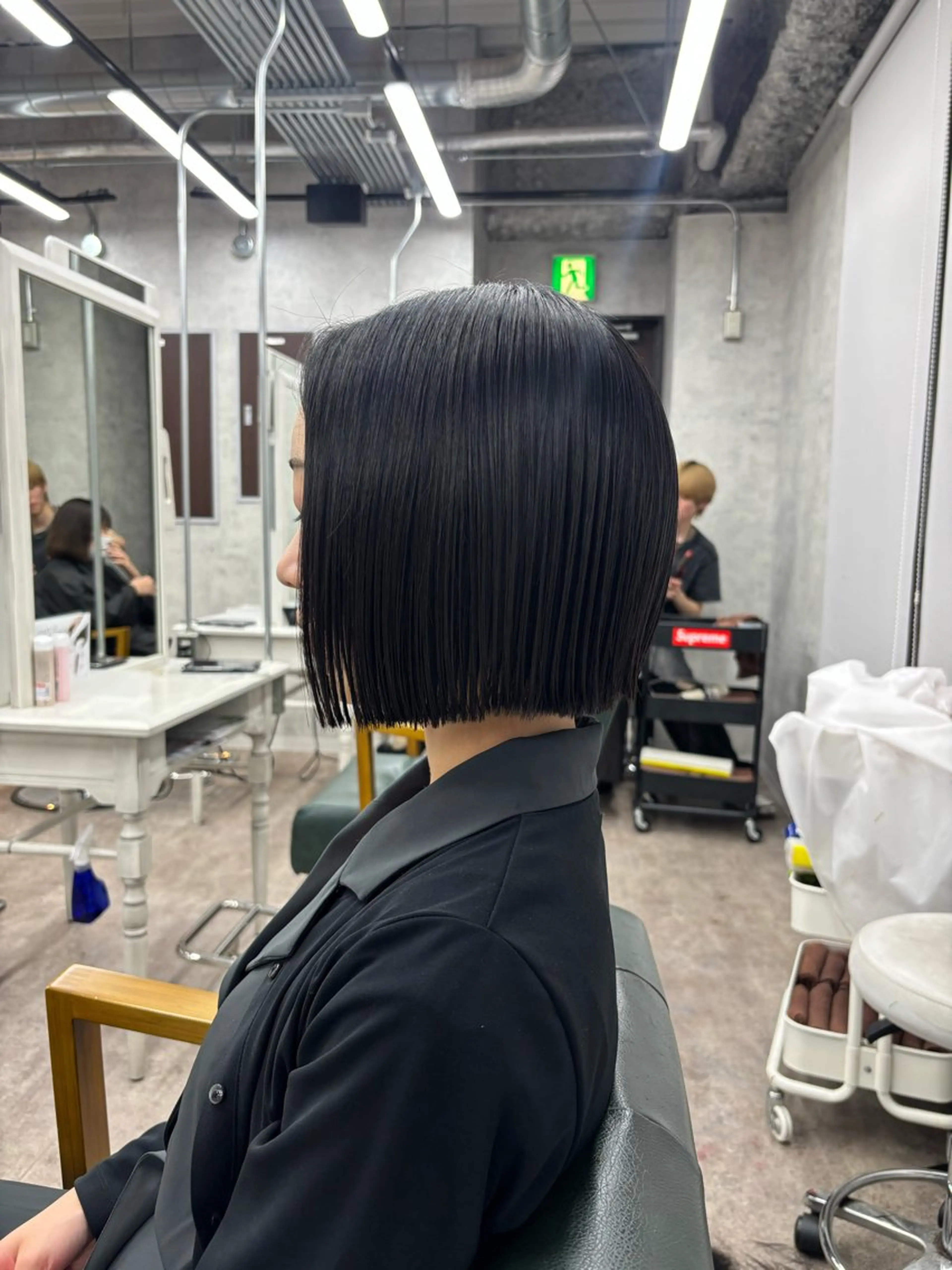 【🍃モデル様限定価格🍃】切りっぱなしボブ👩🏻3㎝以上切れる方限定‼️の写真