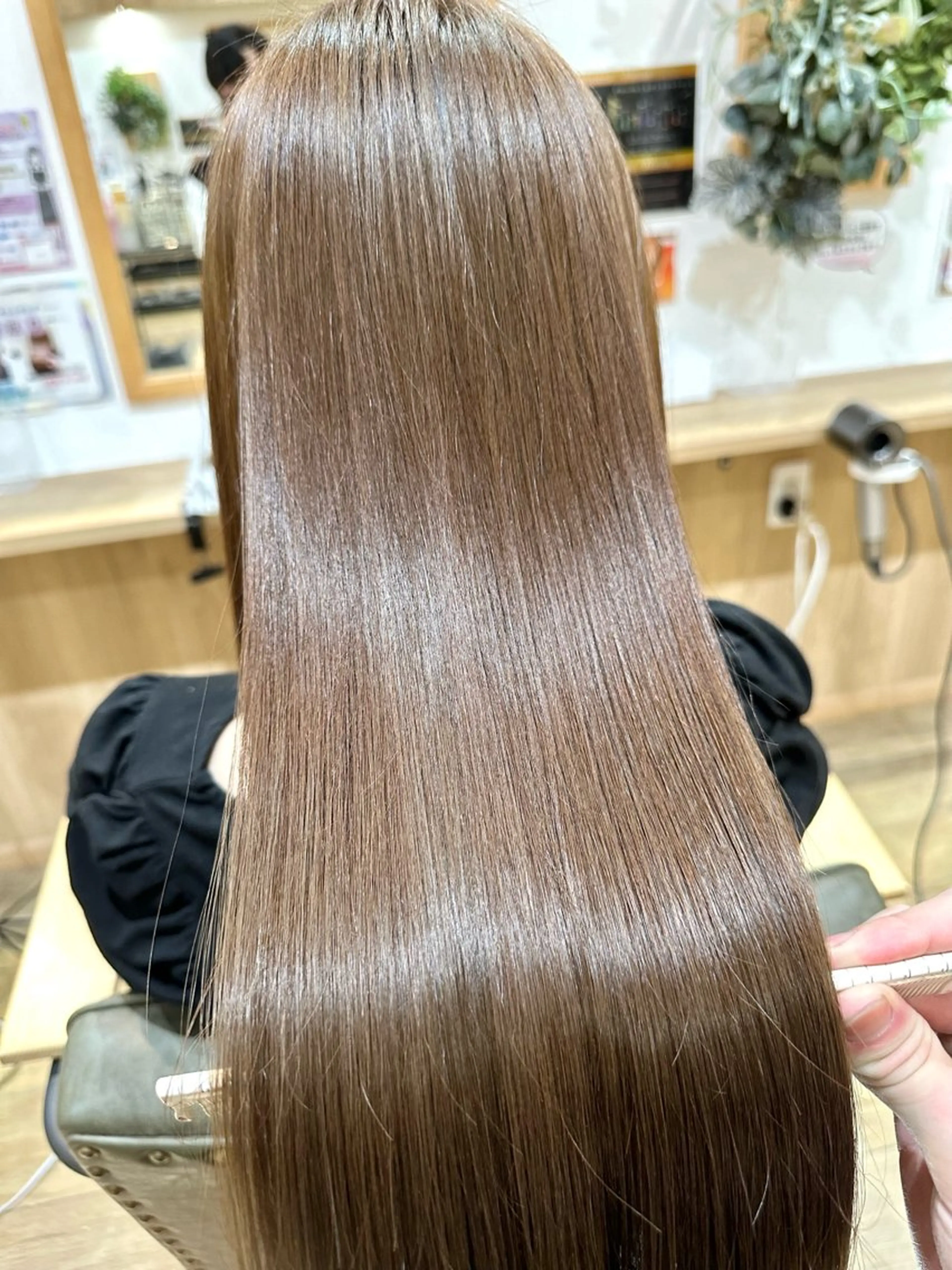 ロング カラー 透明感カラー 上田 皇明のヘアスタイル