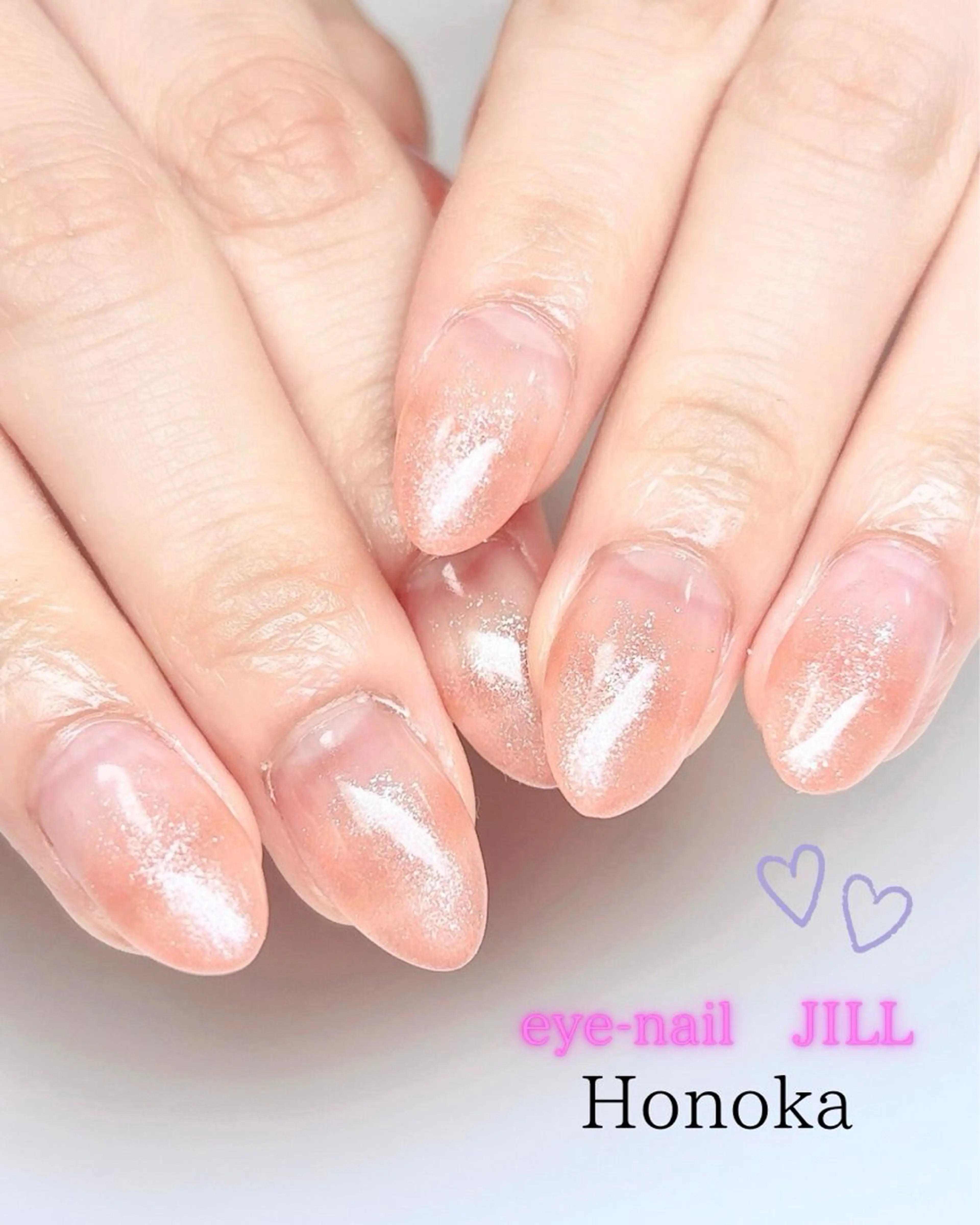ネイル グラデーション 夏ネイル ハンドネイル JILL Honokaのネイルデザイン