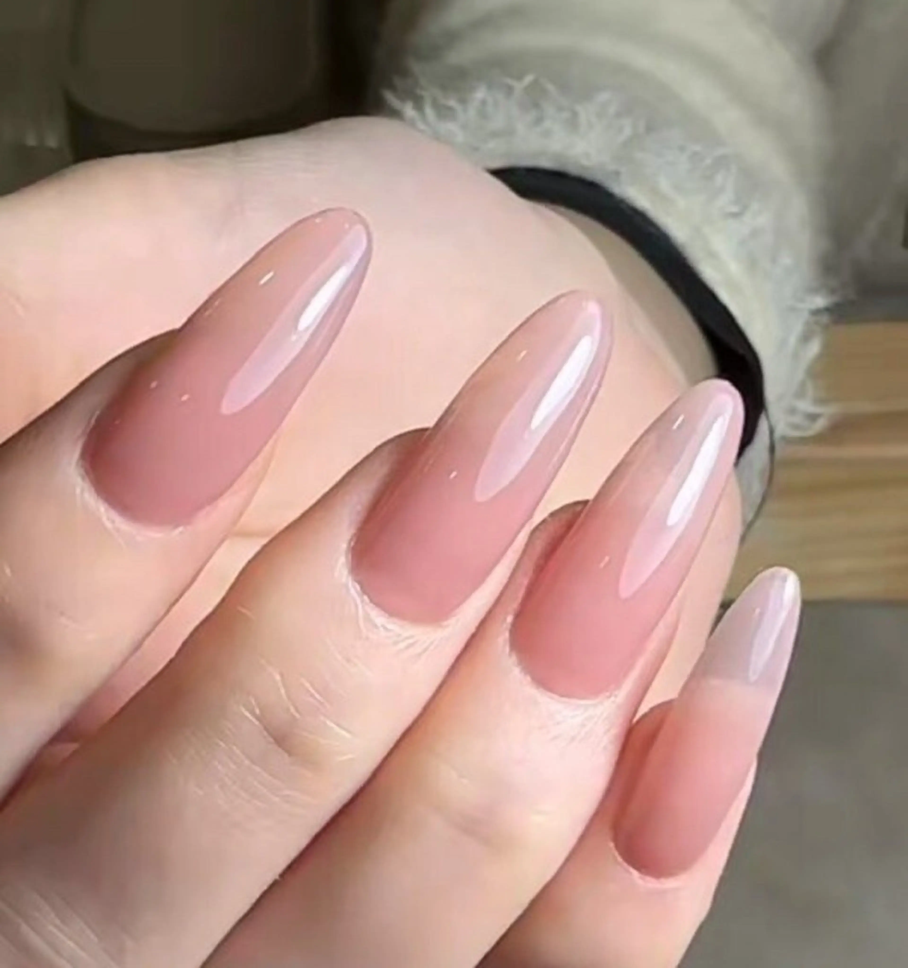 【Hand★長さだし】ワンカラーorラメグラデー◎お好きなカラー1色お選べますの写真