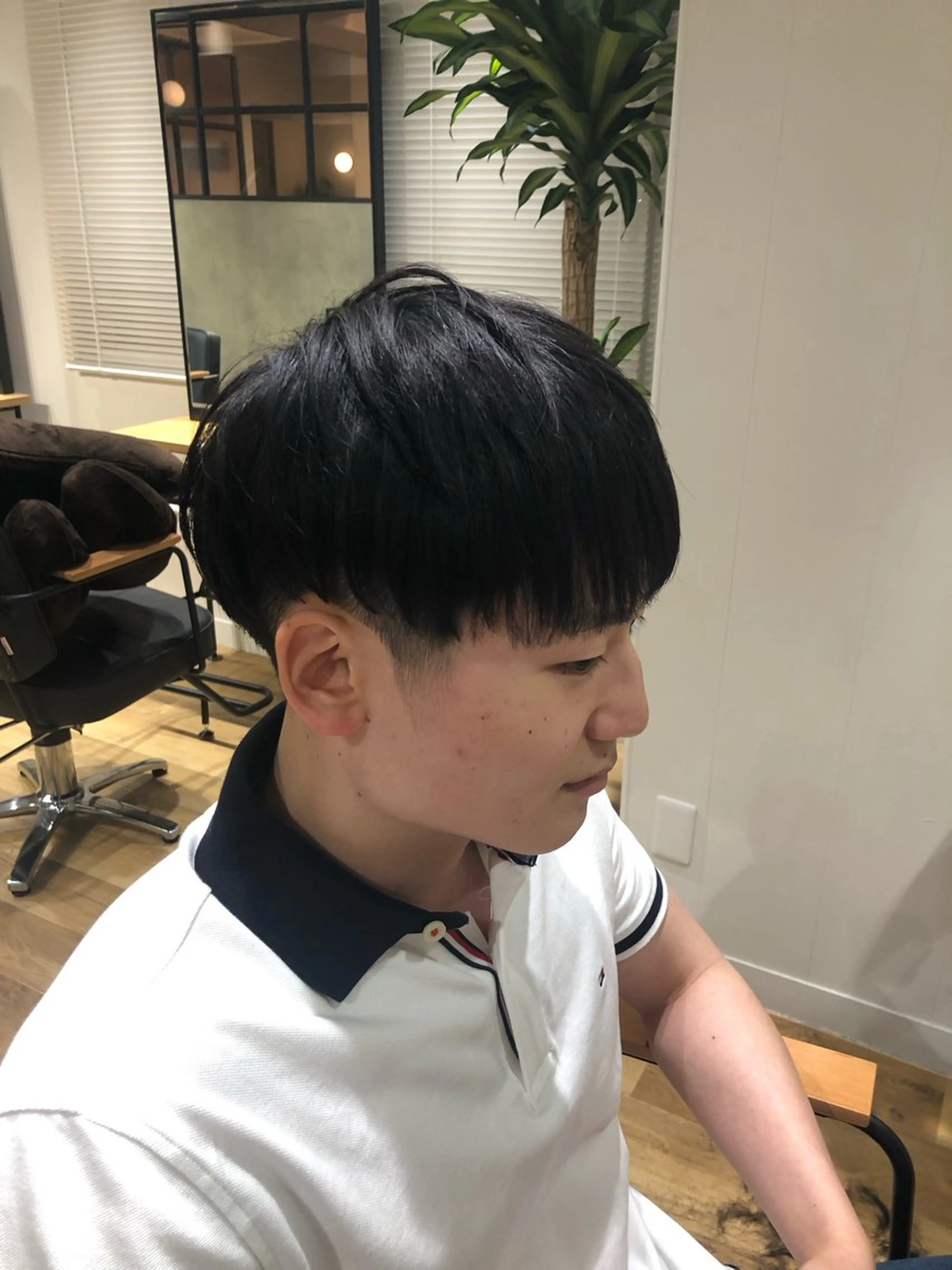 メンズ マッシュ まつい みるのヘアスタイル