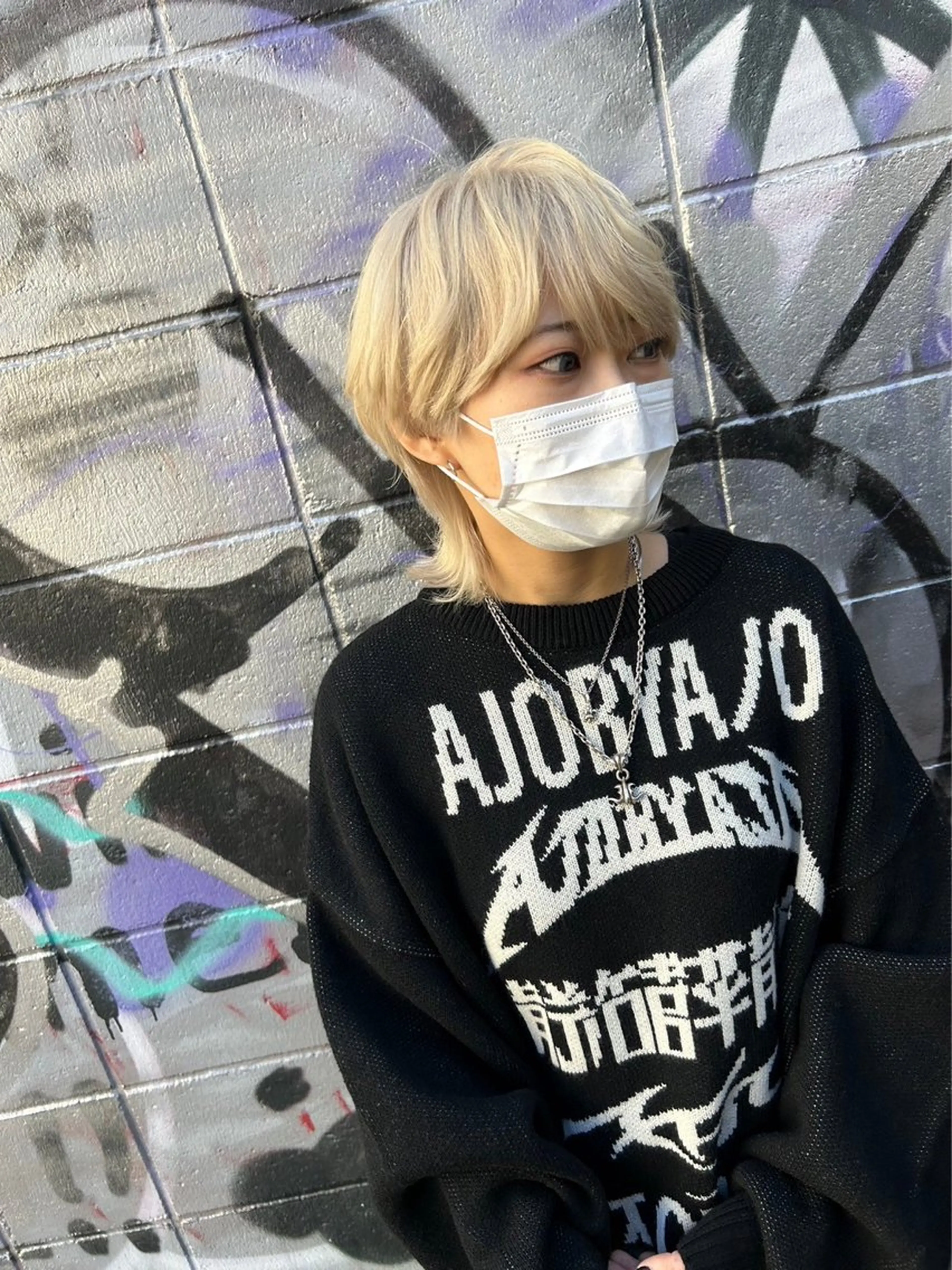 ショート カラー ブリーチ ヘアカラー トリートメント 柿原啓登【メンズパー マ/ハイトーン】のヘアスタイル