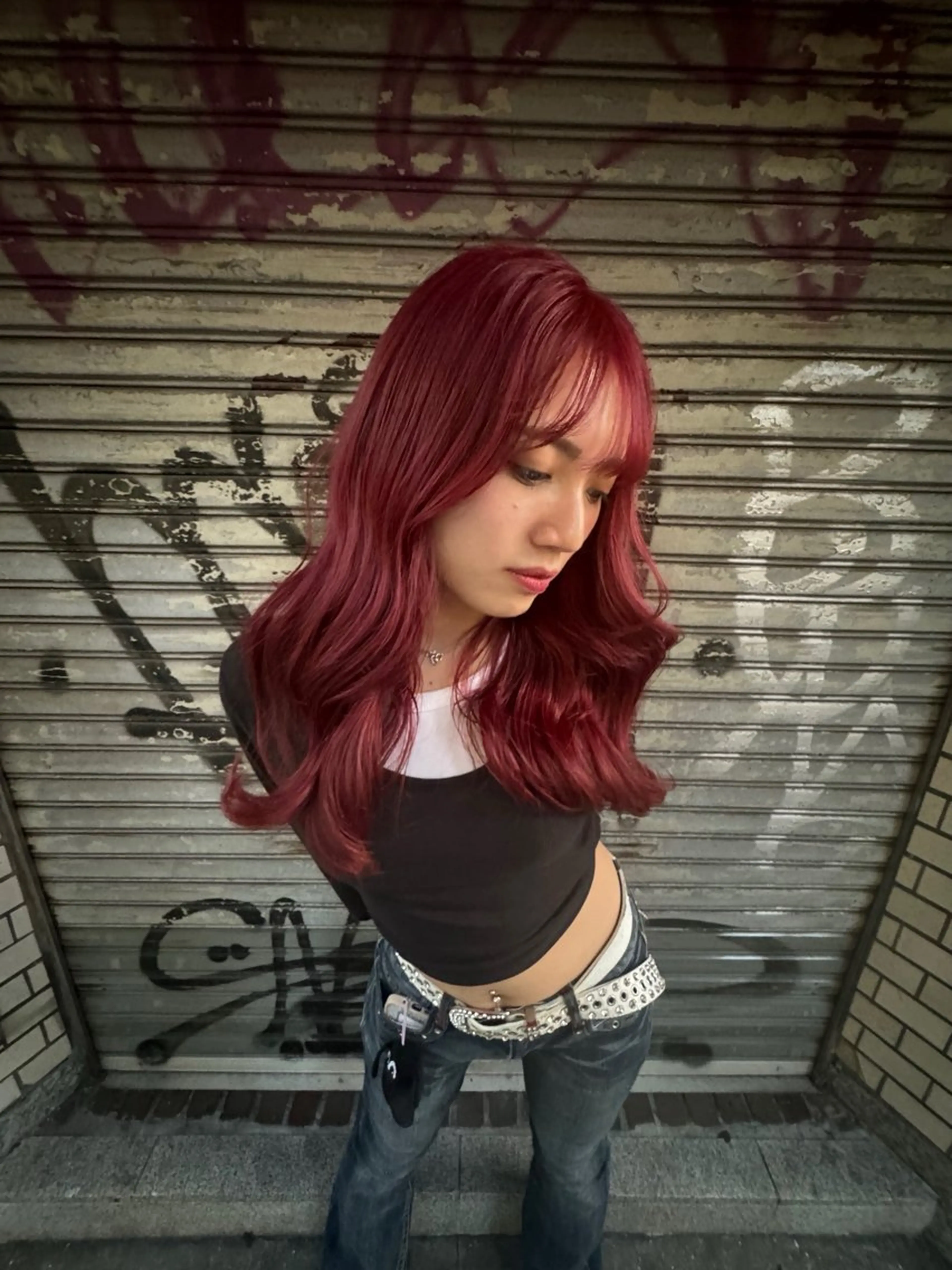 ロング ハイトーン/ムラ修正 miyu🍒ྀིのヘアスタイル
