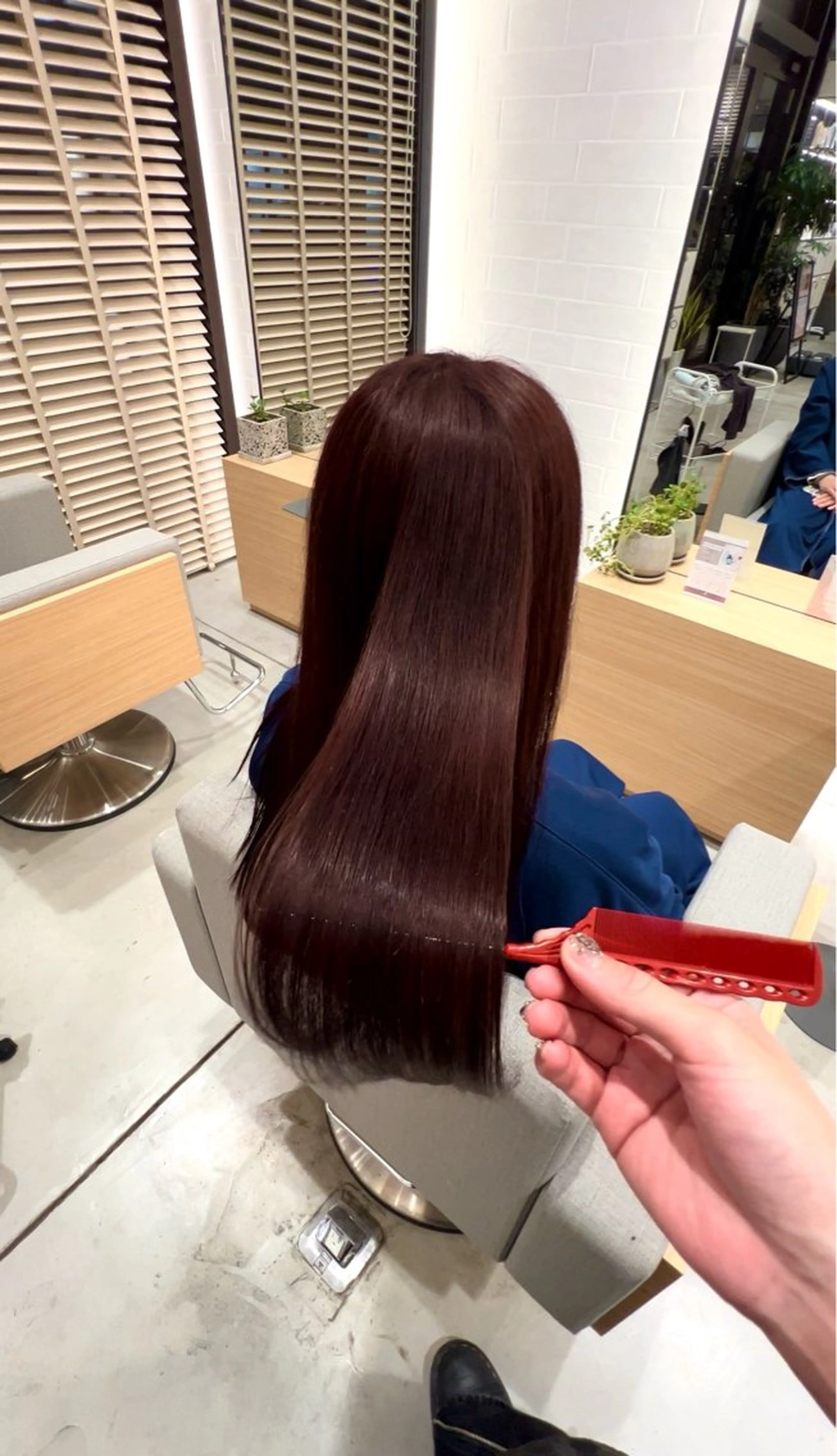 ロング カラー ヘアカラー トリートメント stair:case 武蔵小杉所属・髪質改善/ハイトーン 特化🧡‬‪田中颯士のヘアスタイル