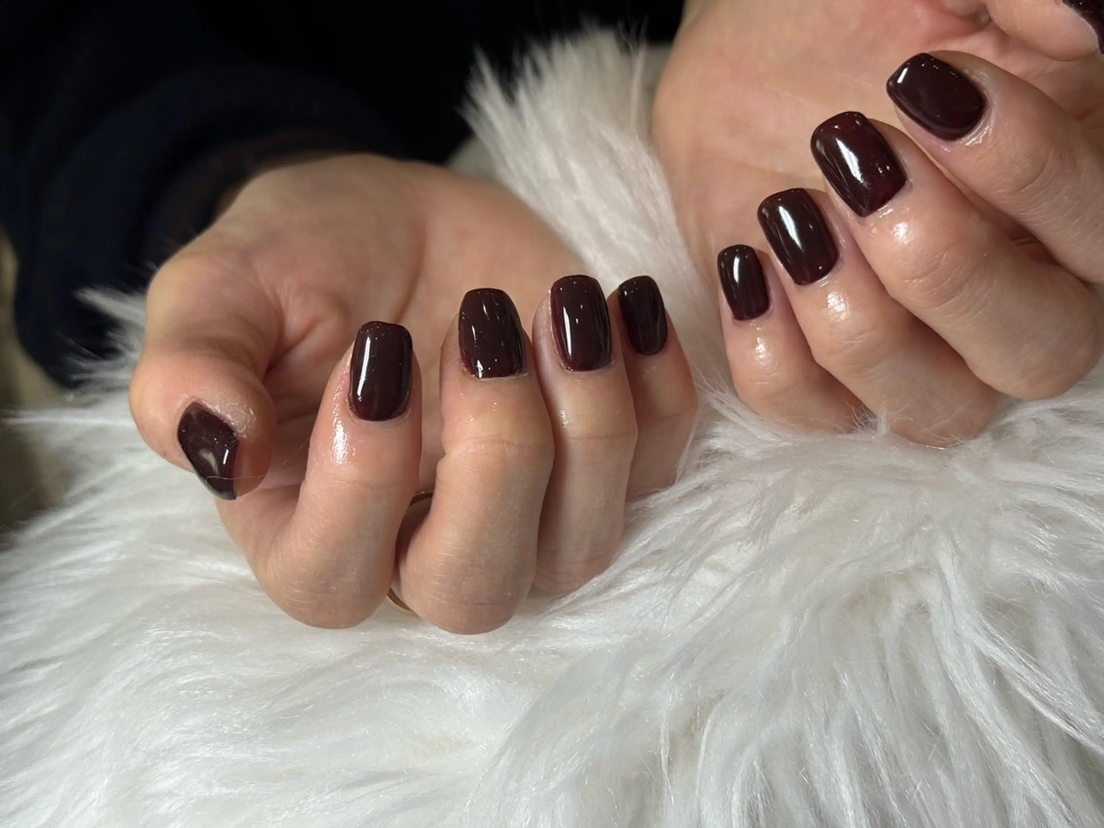 ネイル ワンカラーネイル クリスマス ＥＮＮＡＩＬ野中本店所属・EN_NAIL 野中本店AYAKAのネイルデザイン