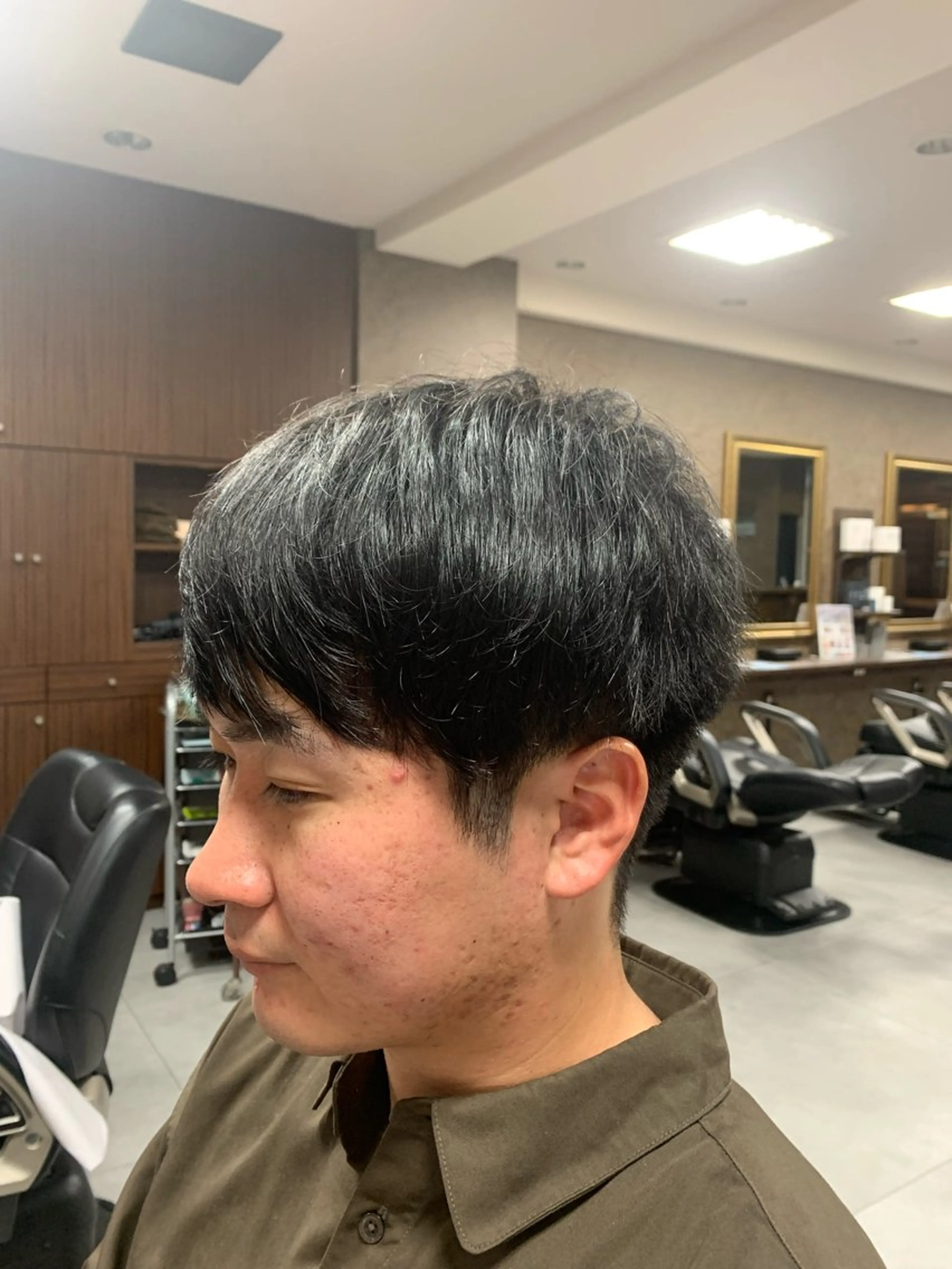 メンズ バーバーショップ涼桜新町店所属・田中大 パーマ/メンズカットのヘアスタイル