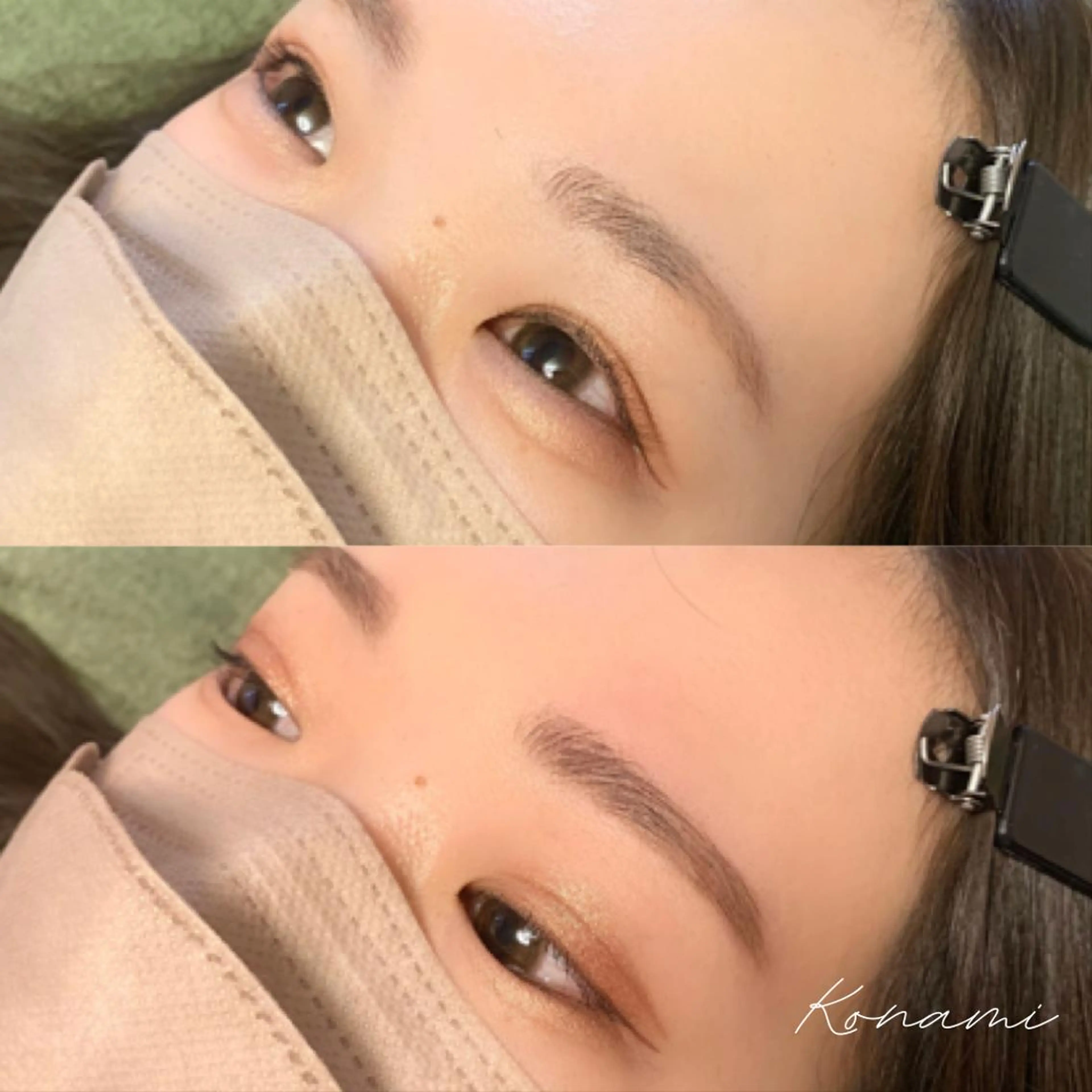 アイブロウ ワックス脱毛 シードリン 府内店 小波の眉毛・アイブロウイメージ