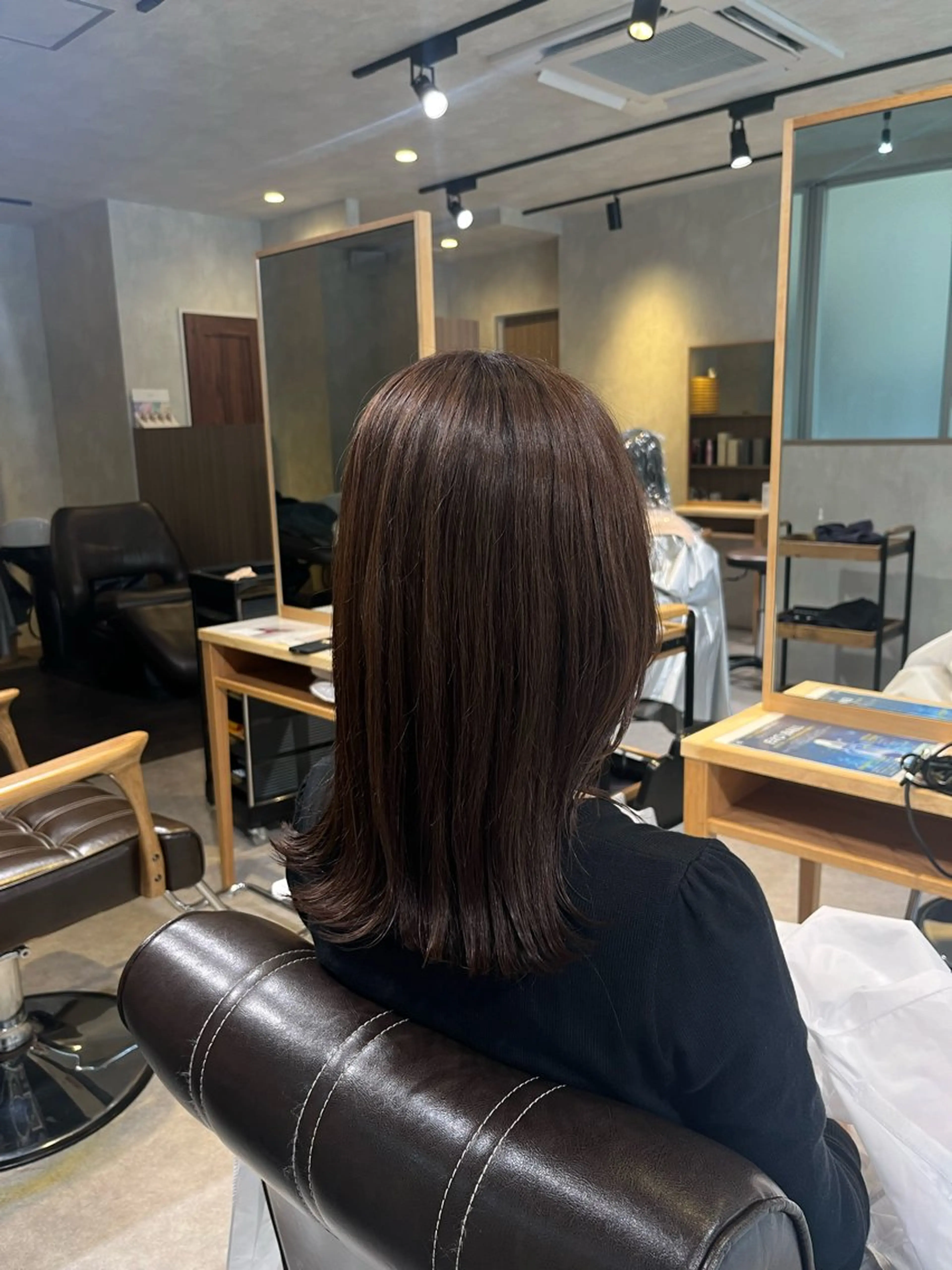 セミロング カット ヘアカラー トリートメント bel./arie ⠀ ⠀ ⠀のヘアスタイル