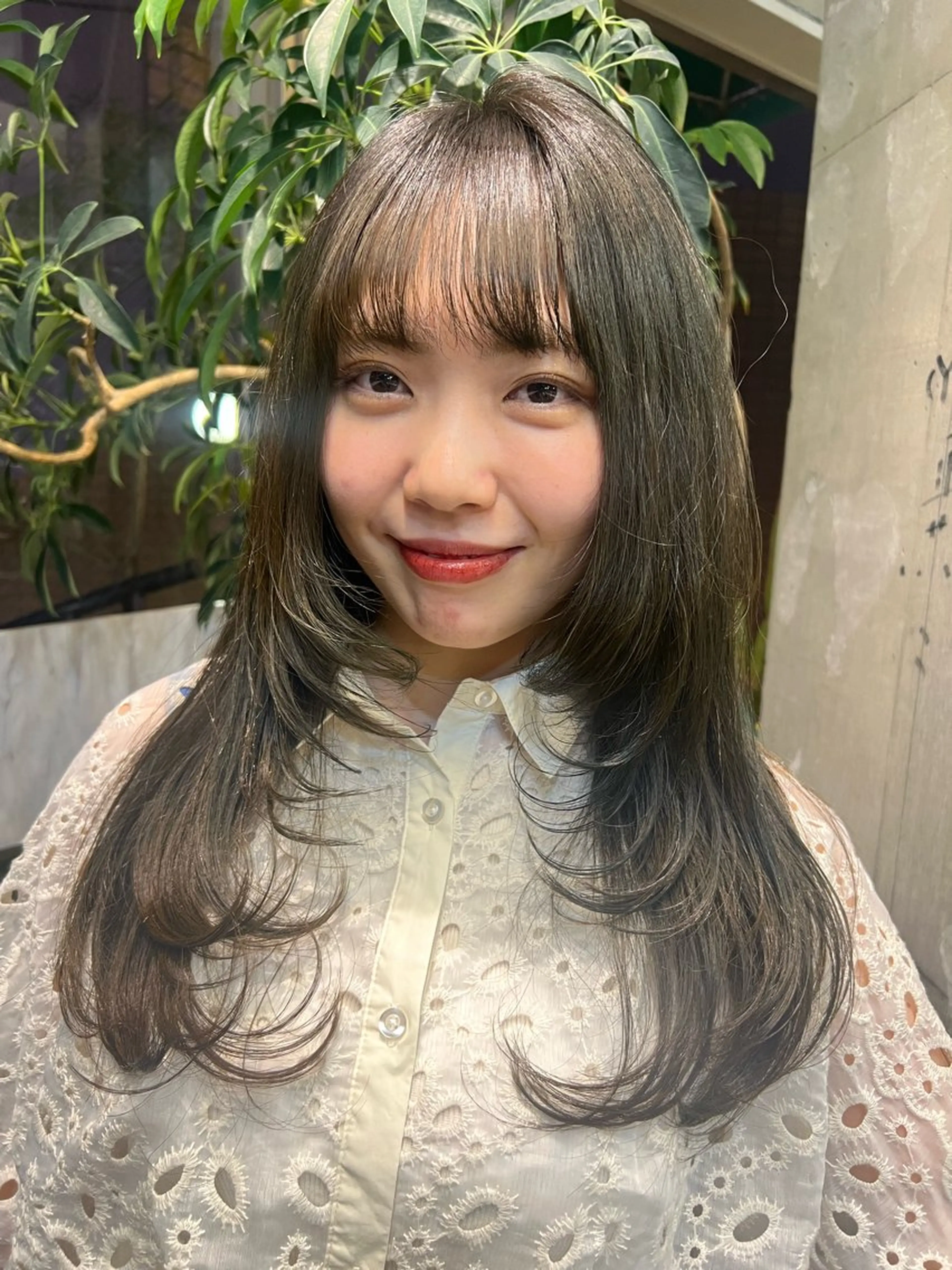 セミロング ヘアアレンジ ROBBY所属・松井美樹/似合わせ ガーリー・韓国のヘアスタイル