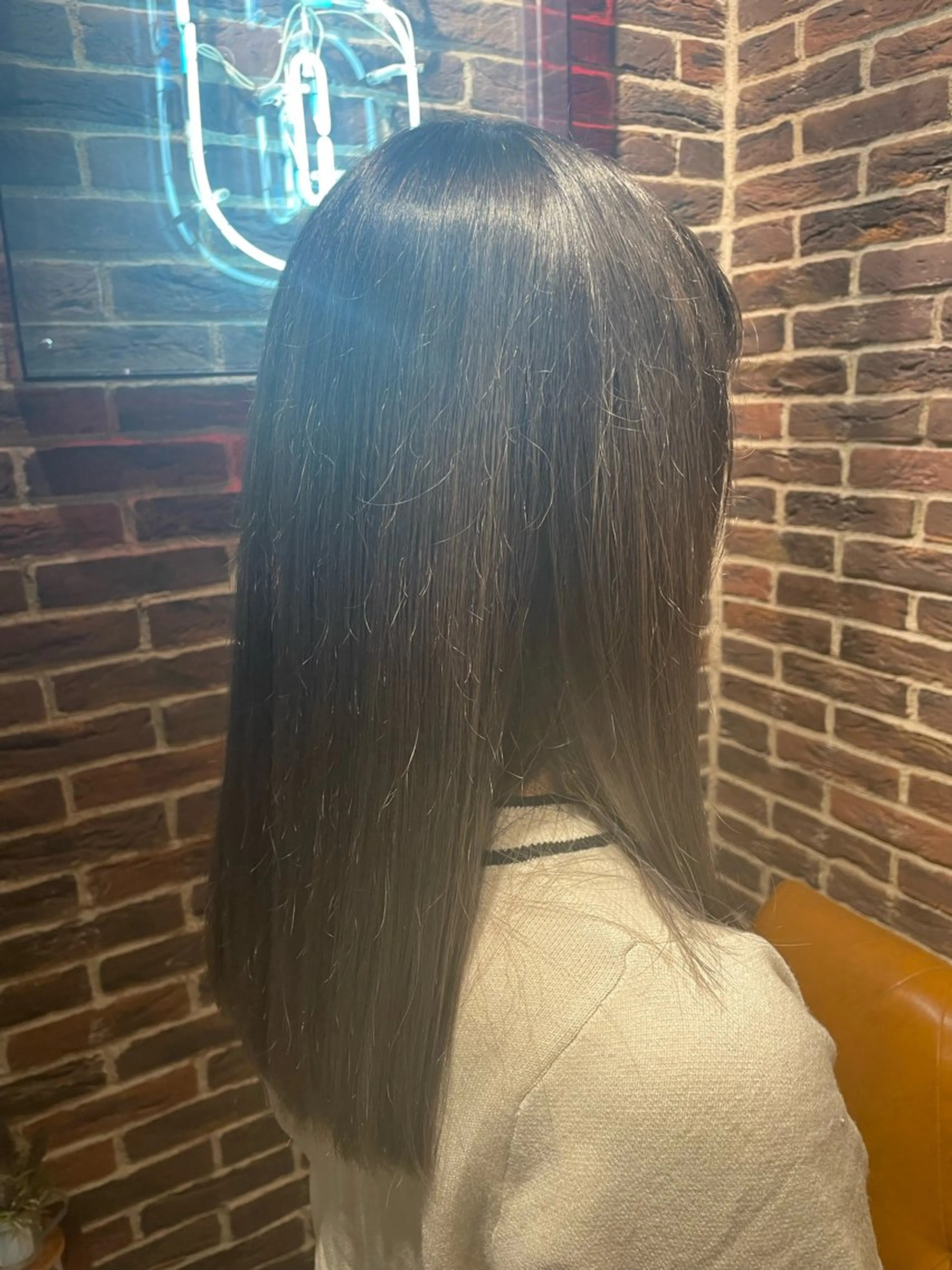 セミロング カラー カット ヘアカラー トリートメント Hair salon 6所属・照井 奈保子のヘアスタイル