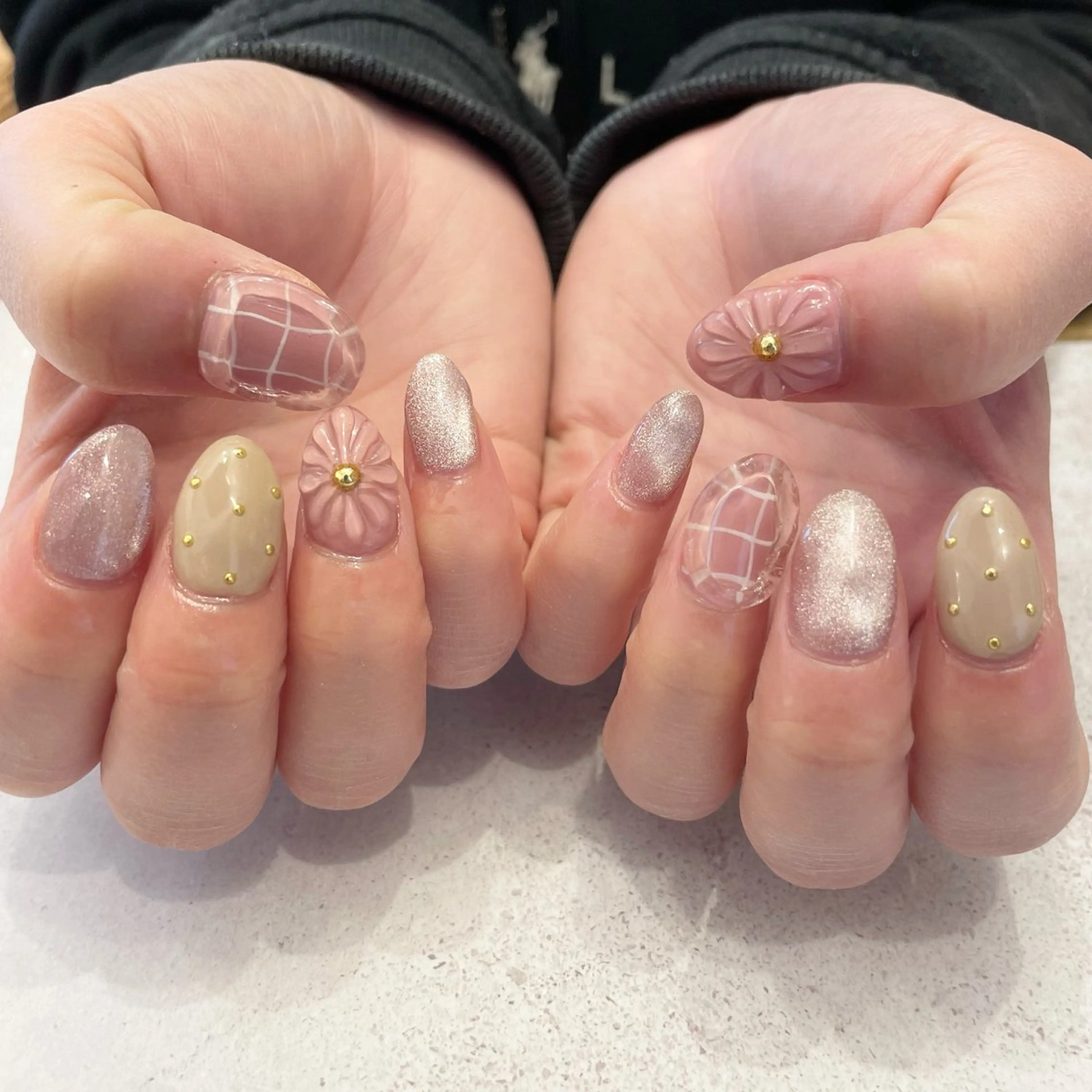 ネイル ハンドネイル Sea  nail by emaのネイルデザイン
