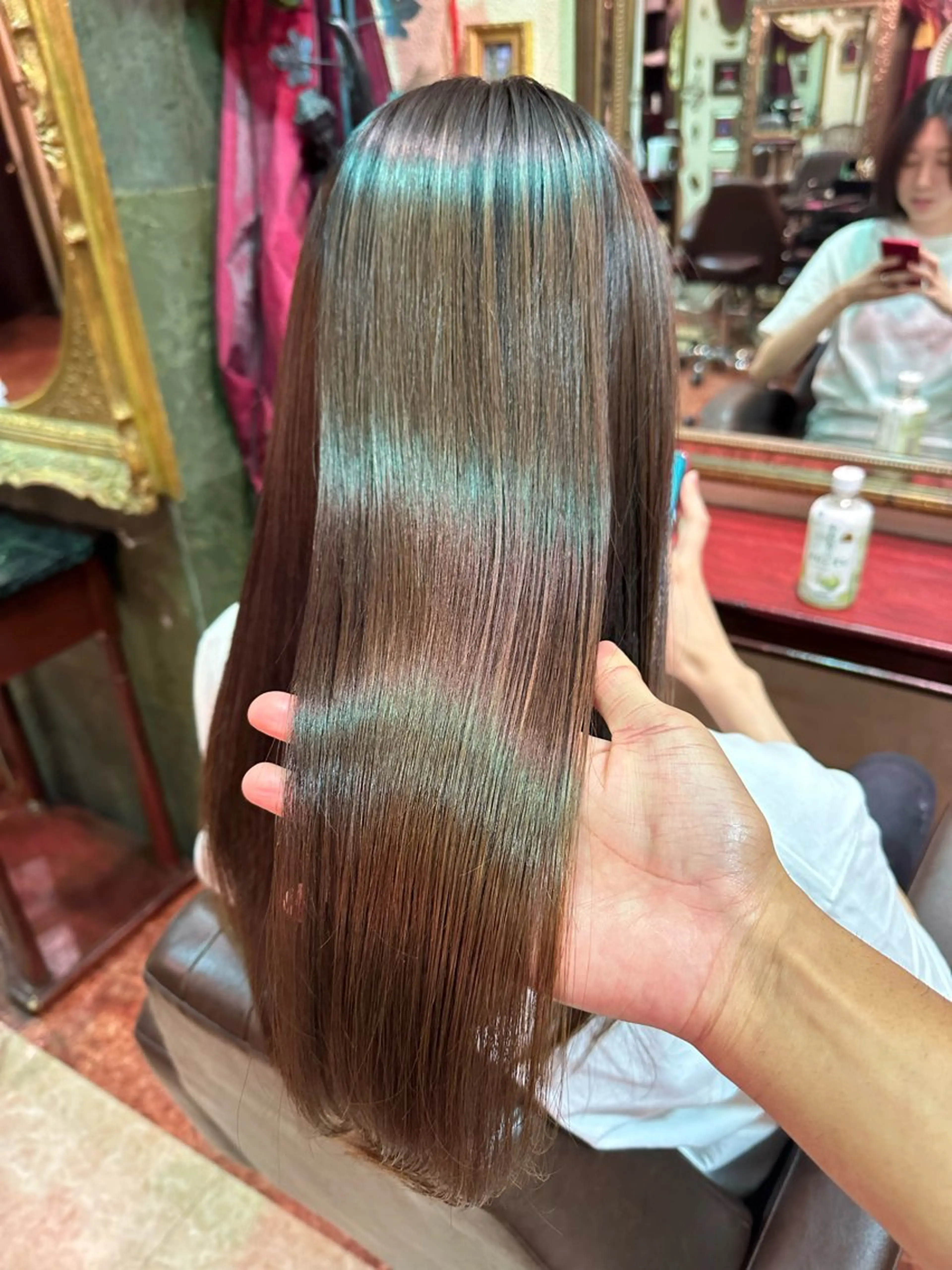 ロング 髪質改善 縮毛矯正 トリートメント 酸熱トリートメント トリートメント 【レイヤー/韓国風 /髪質改善】RINのヘアスタイル