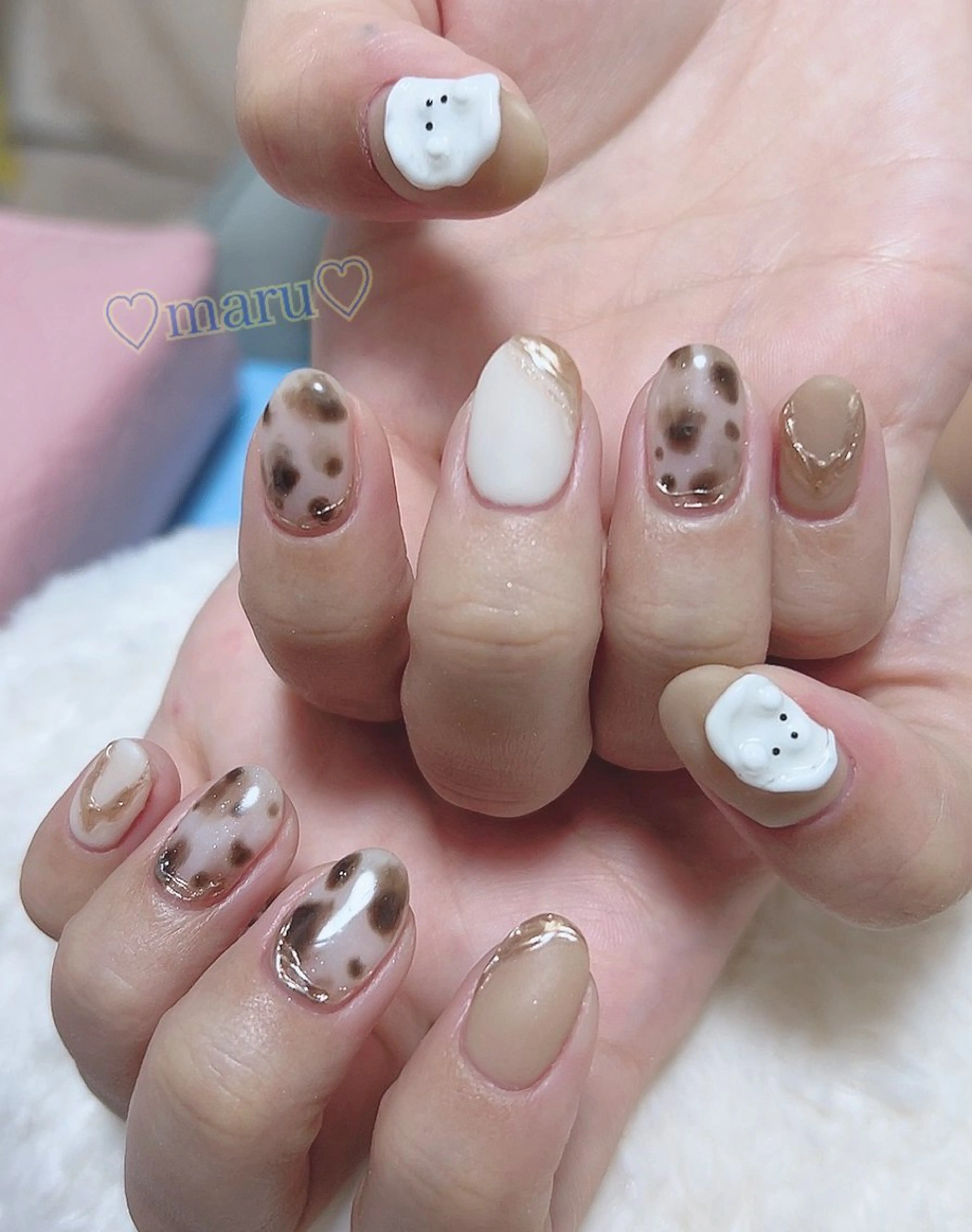 ネイル ハンドネイル フットネイル まるみ ♡のネイルデザイン