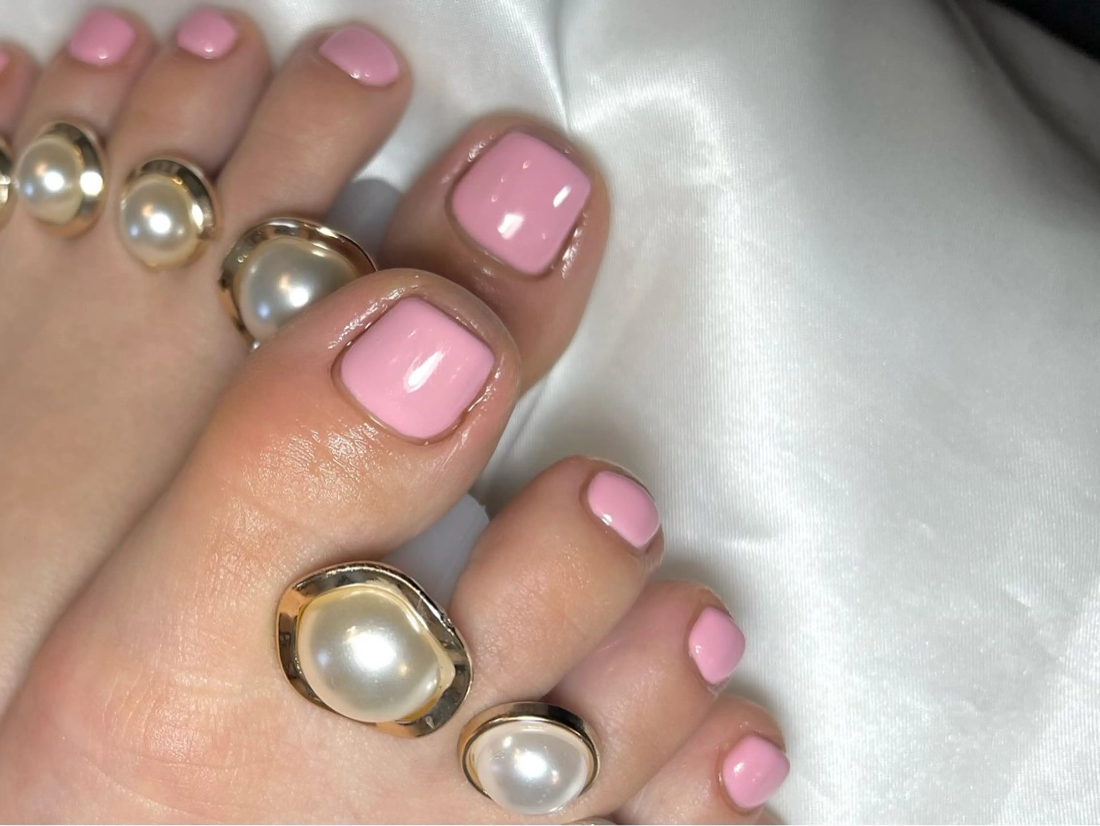 ネイル ワンカラーネイル フットネイル Nail Salon&School REPLENDA所属・REPLENDA/ azusa(石井梓)のネイルデザイン