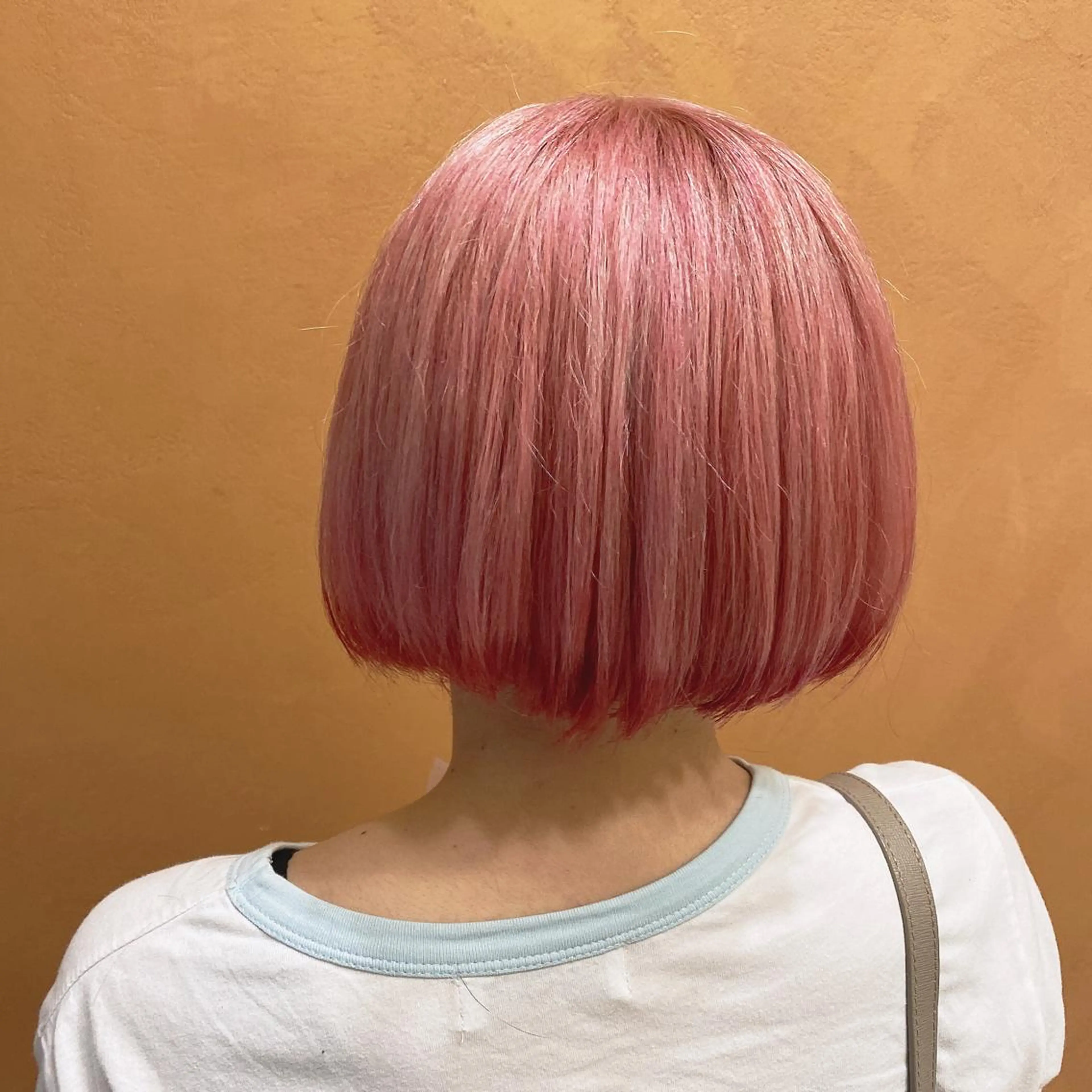 ミディアム ヘアカラー 山口 明日花のヘアスタイル
