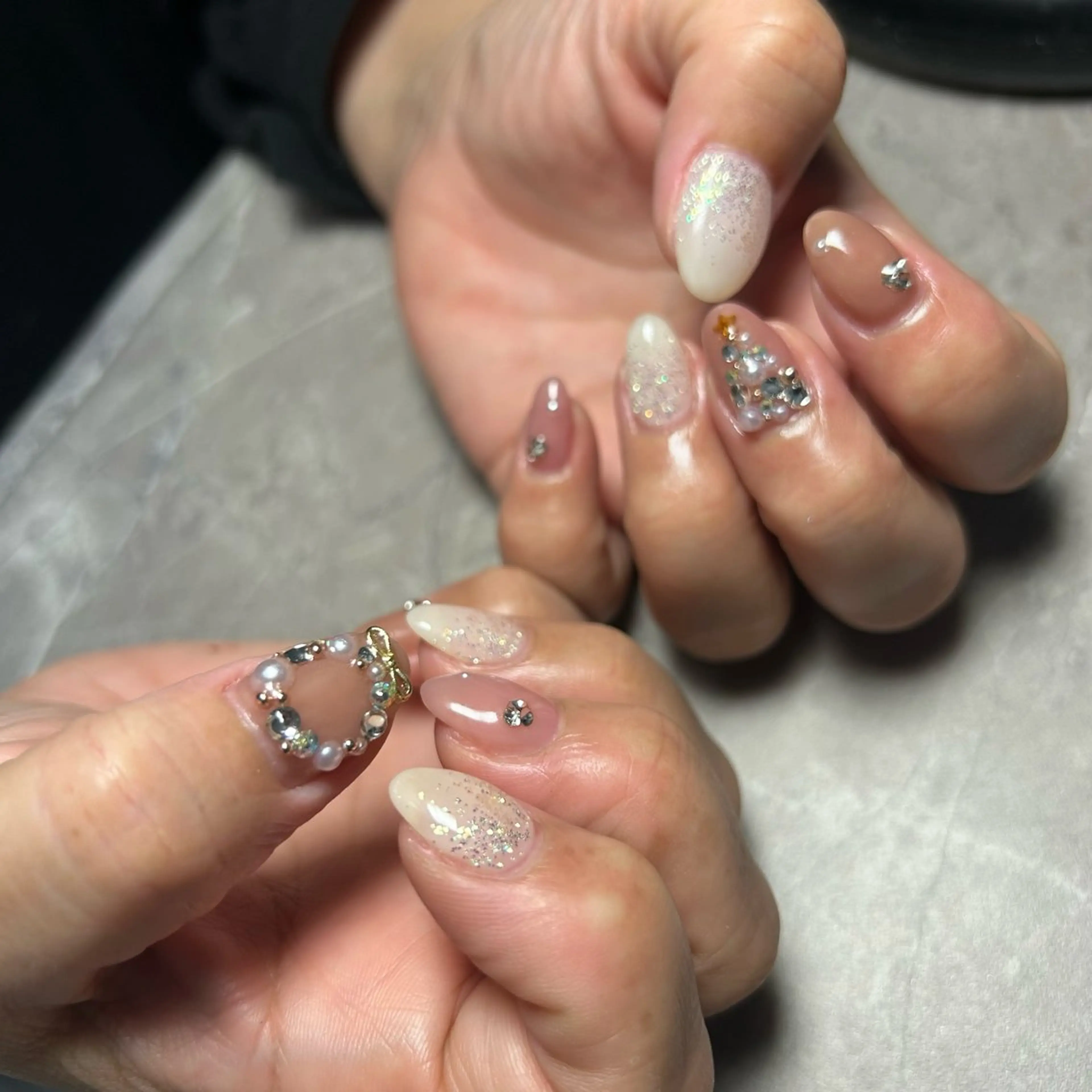 ネイル 冬ネイル クリスマス Lulea nail所属・Lulea nailのネイルデザイン
