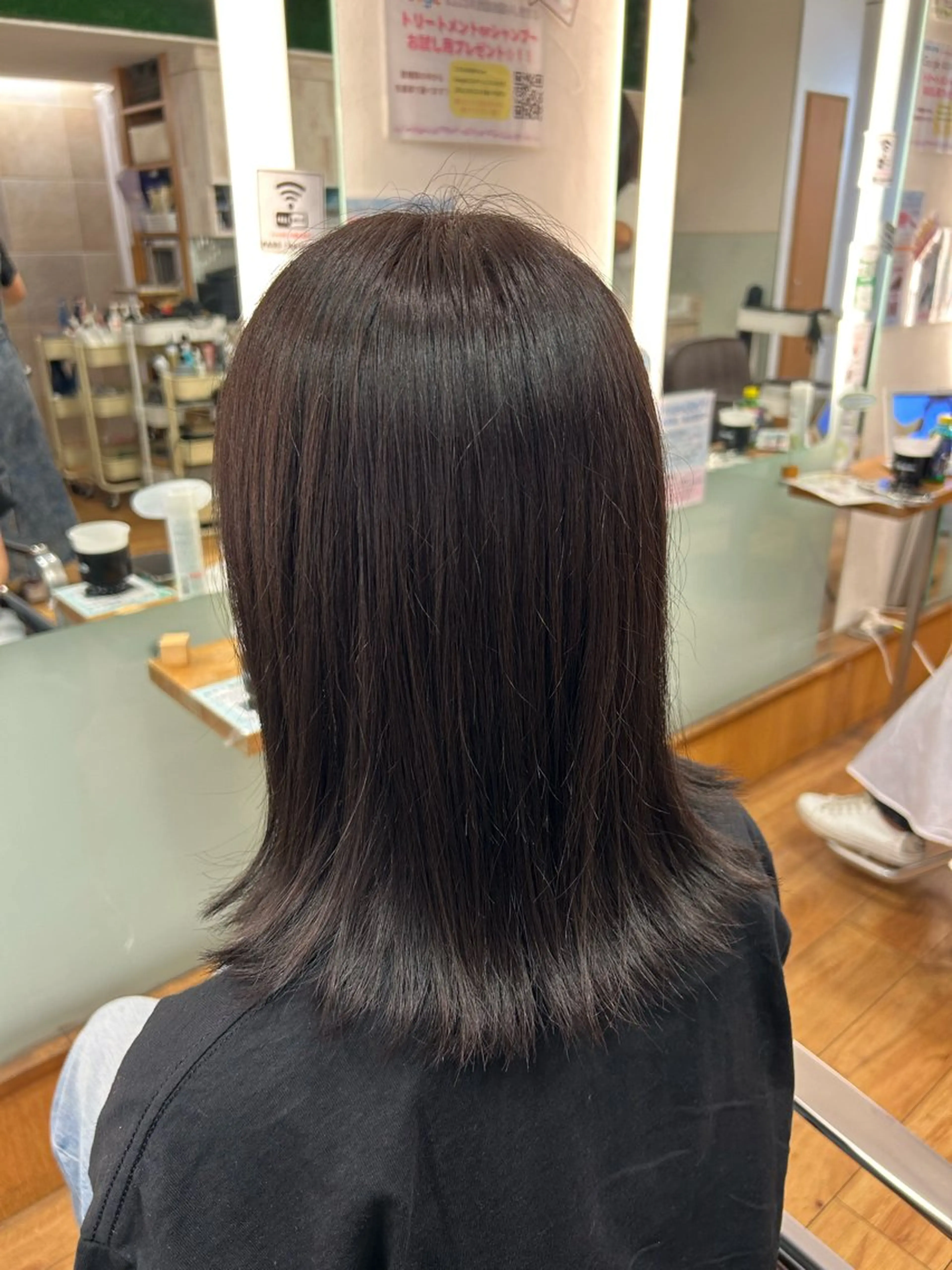 ミディアム トリートメント ヘアカラー Hiiro/レイヤー /海外ヘアのヘアスタイル