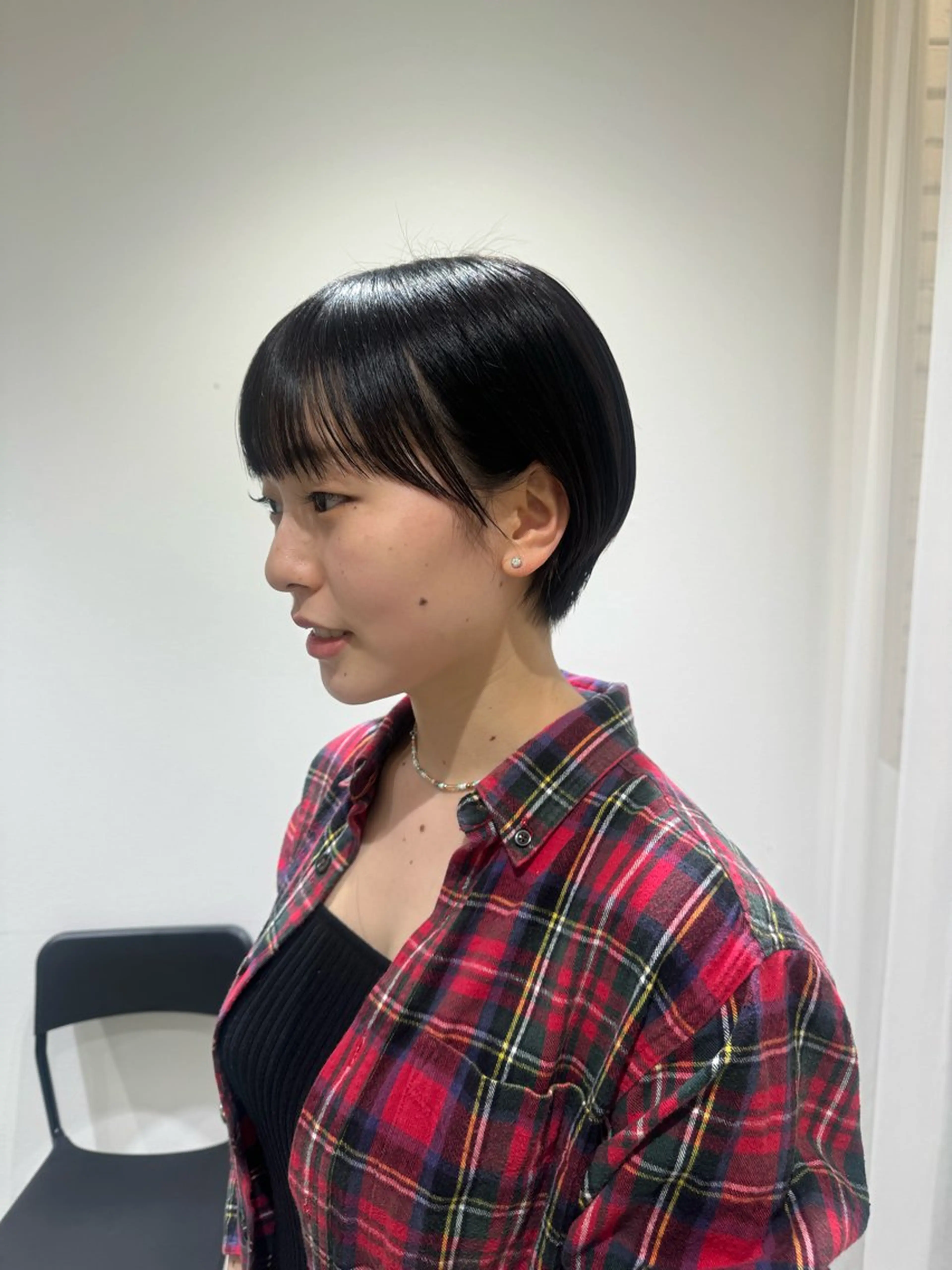 ショート ショートヘア カット 遊佐 みくりのヘアスタイル