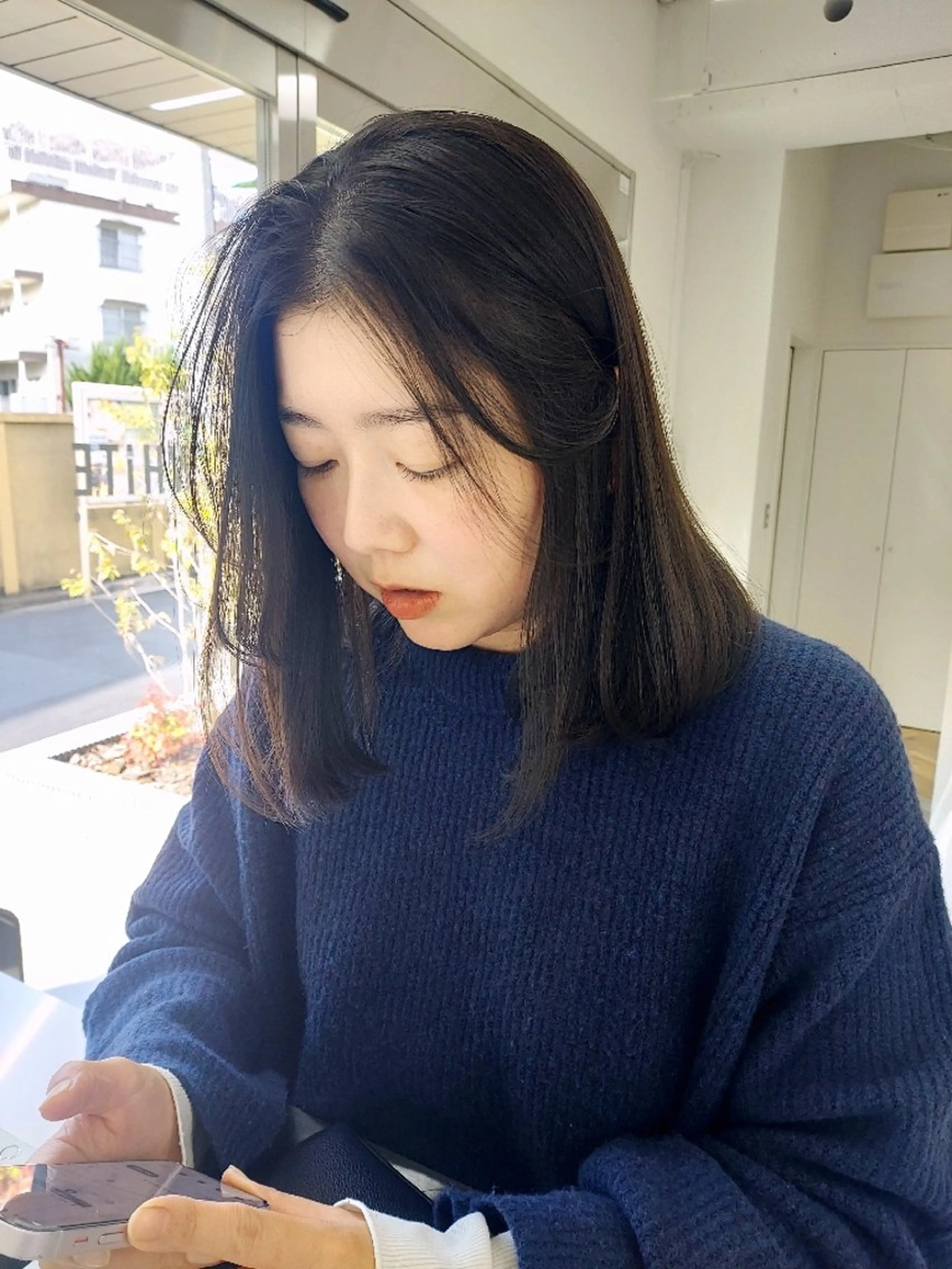ミディアム 樋口 千尋のヘアスタイル
