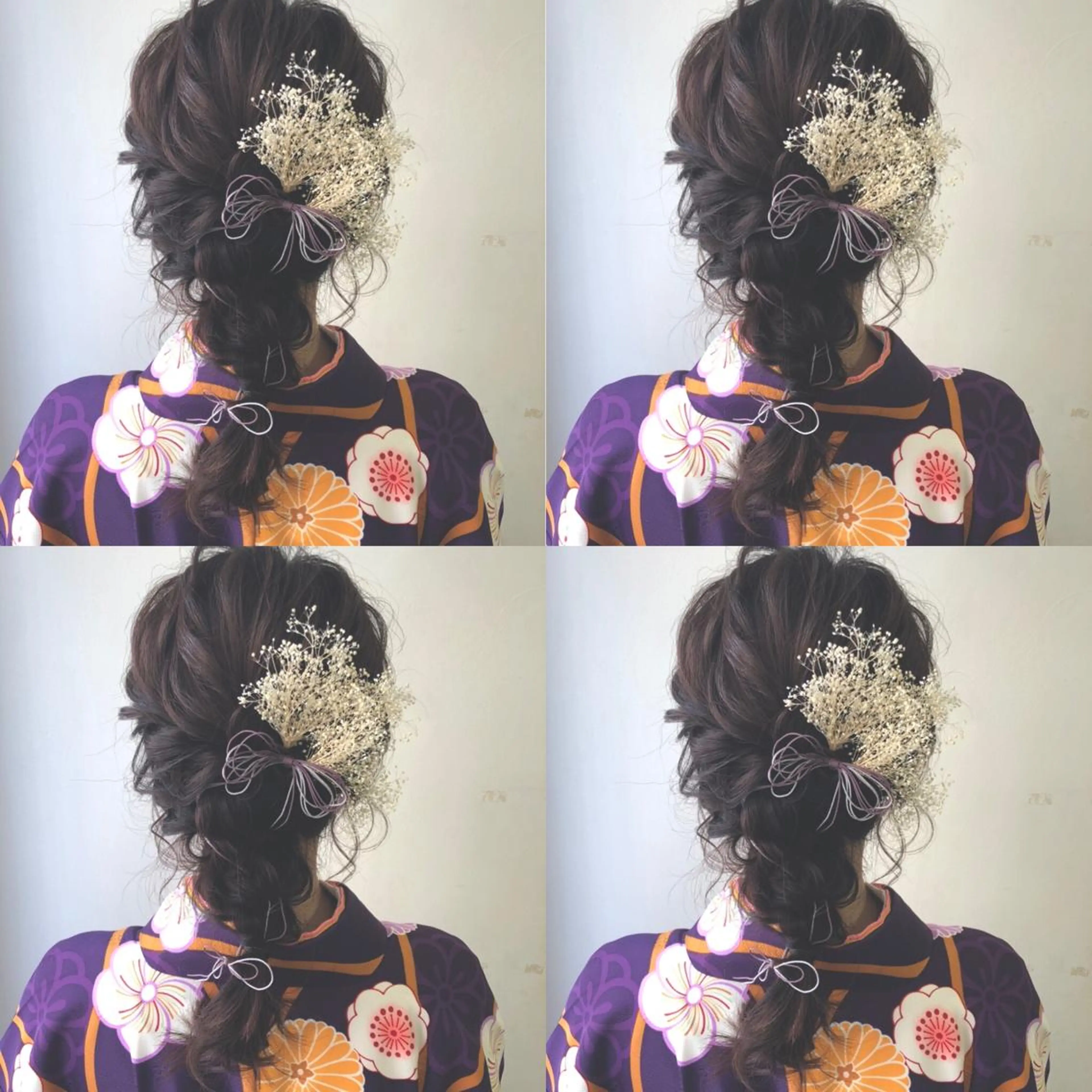 セミロング ヘアアレンジ ヘアセット 🌷MAYU 🌷のヘアスタイル
