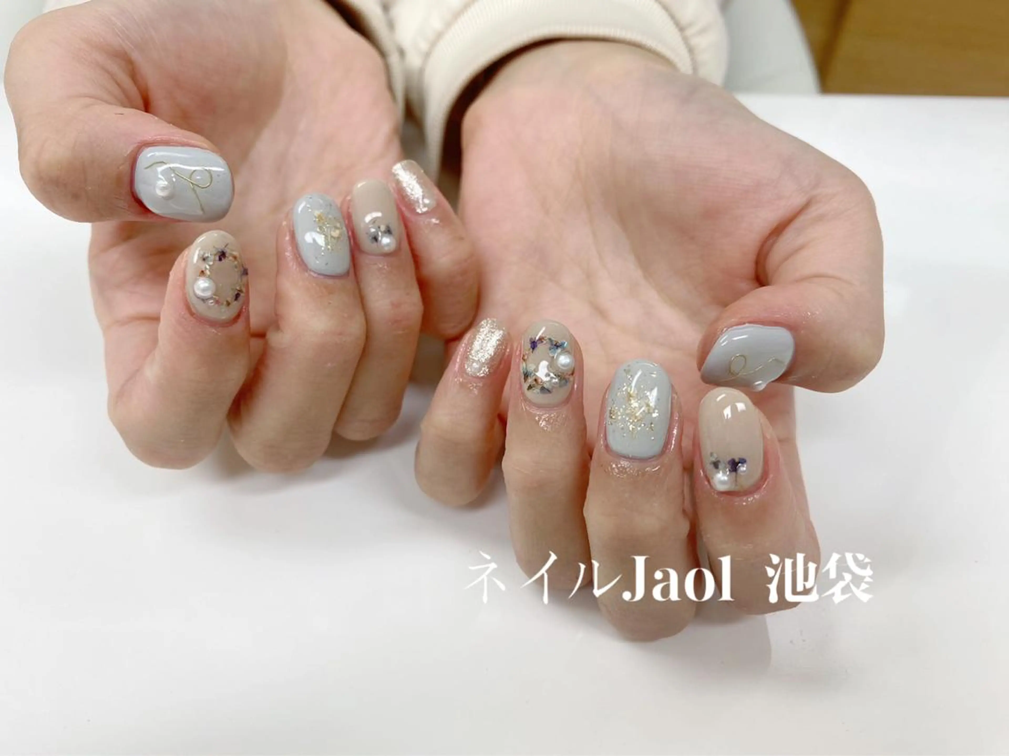 ミディアム nail jaol池袋店所属・ネイルJaol 池袋のネイルデザイン
