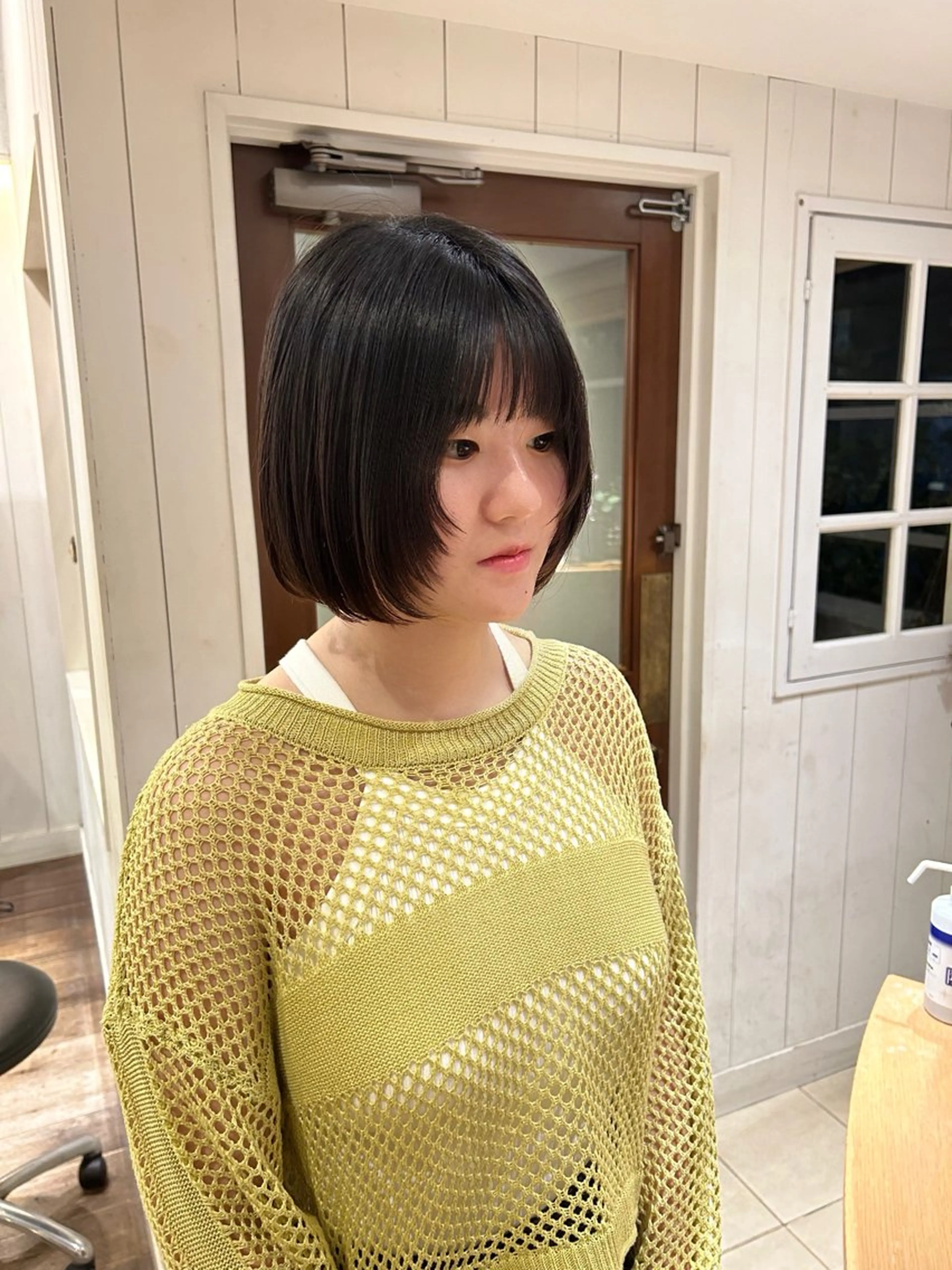 ショート ボブ 顔周りカット レイヤーカット ショートヘア ウルフカット カット 募集🌿‬村岡夢咲のヘアスタイル