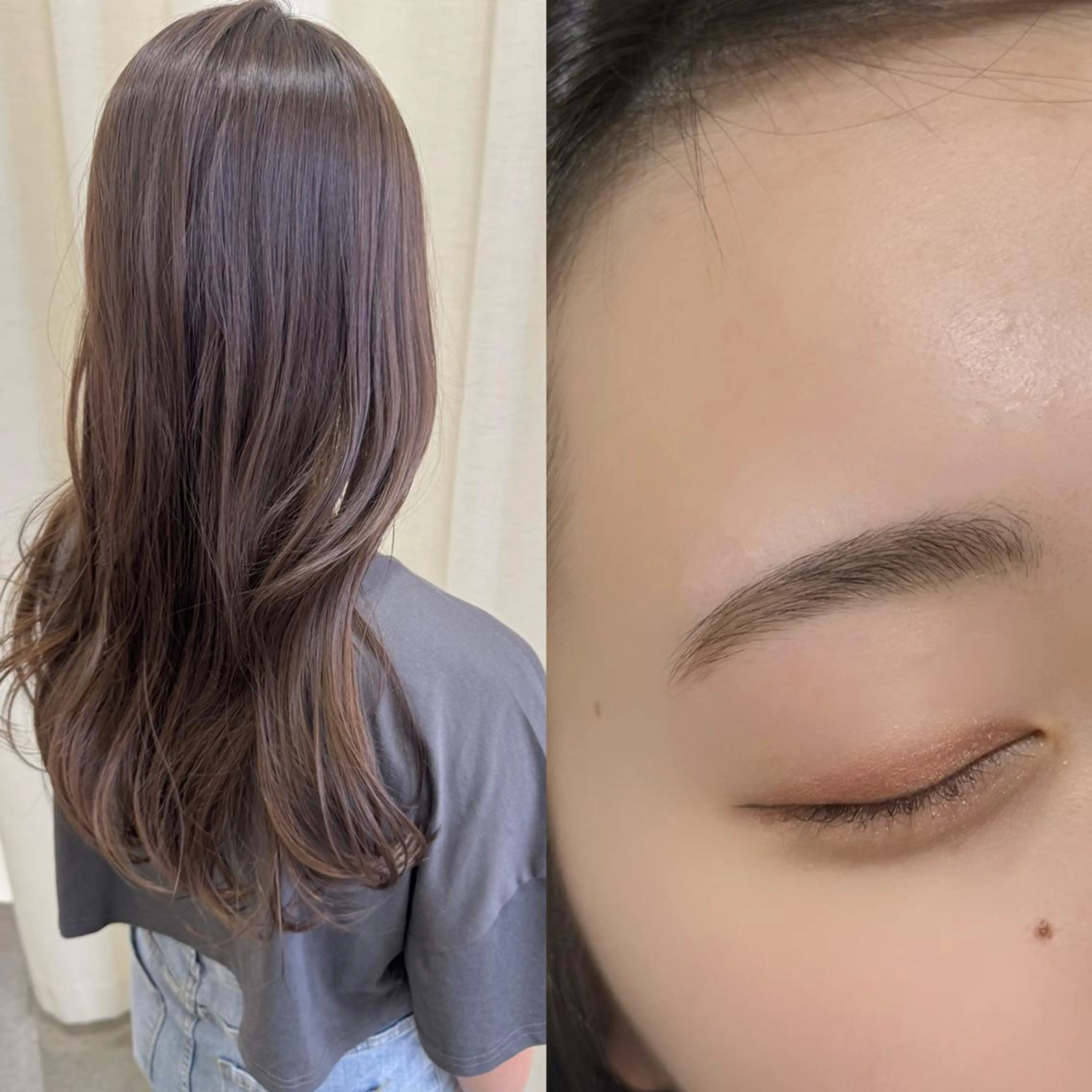 人気セットメニュー🍒美眉スタイリング×カット 《男性も大歓迎！》の写真