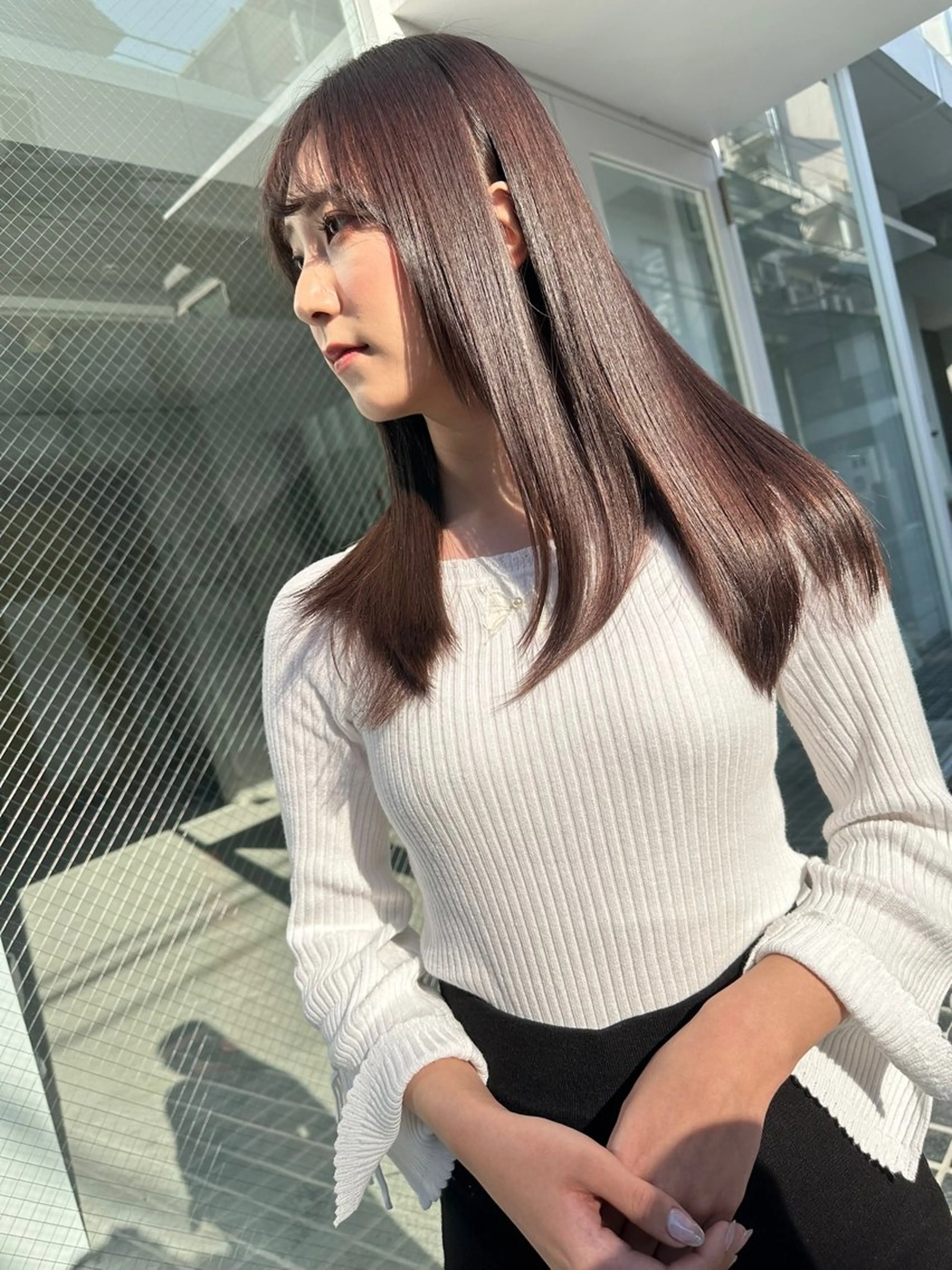 ロング カラー レイヤーカット 髪質改善専門店 Adele 青山所属・大人レイヤーカット 青山/ヒロキのヘアスタイル