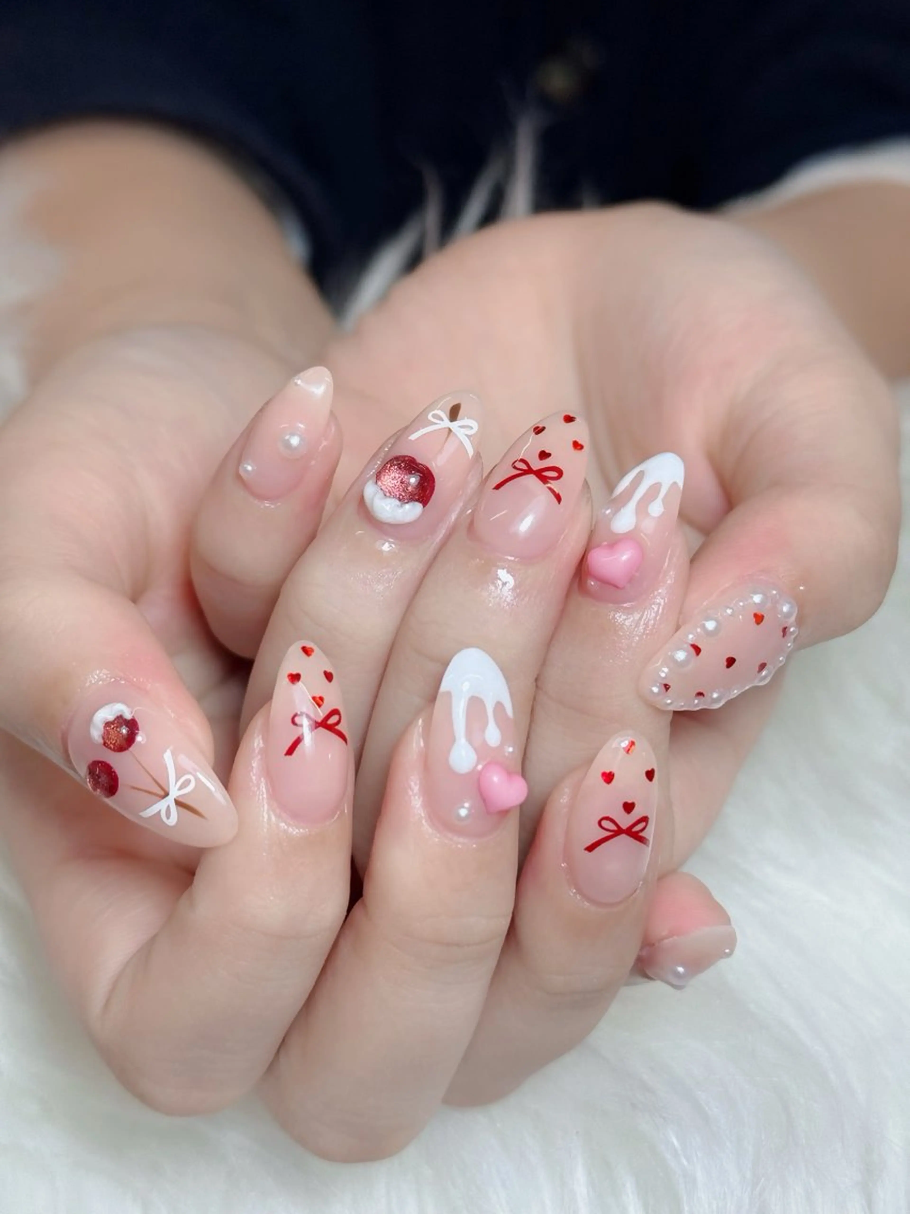 ネイル オーロラネイル チークネイル フットネイル フレンチネイル ハロウィン ハンドネイル Lumi Nail 新大久保3‘のネイルデザイン